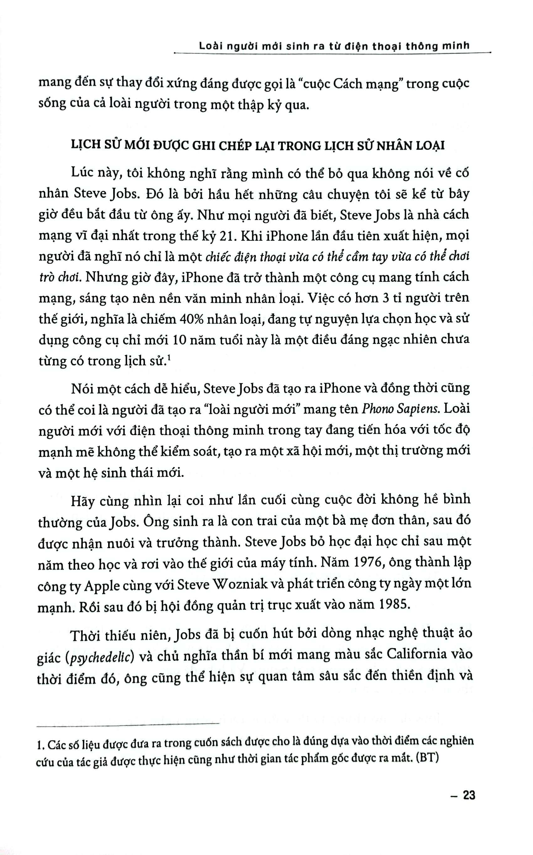 phono sapiens - loài người mới sinh ra từ điện thoại thông minh