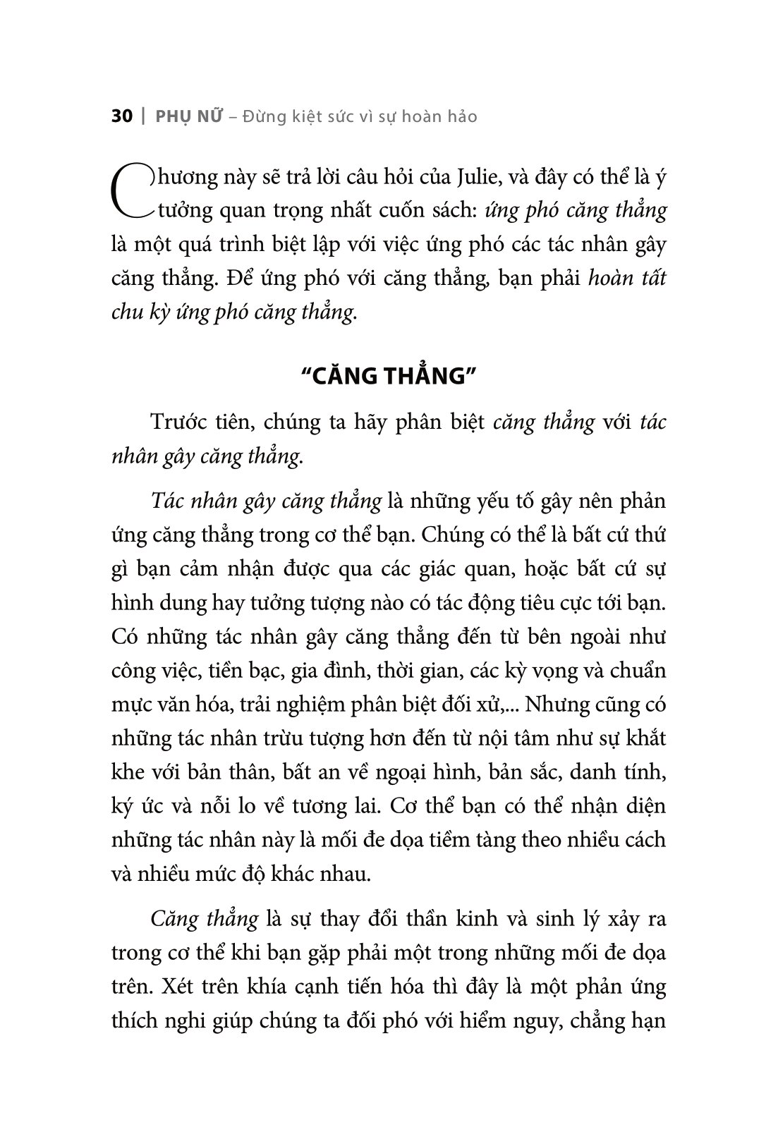phụ nữ - đừng kiệt sức vì sự hoàn hảo