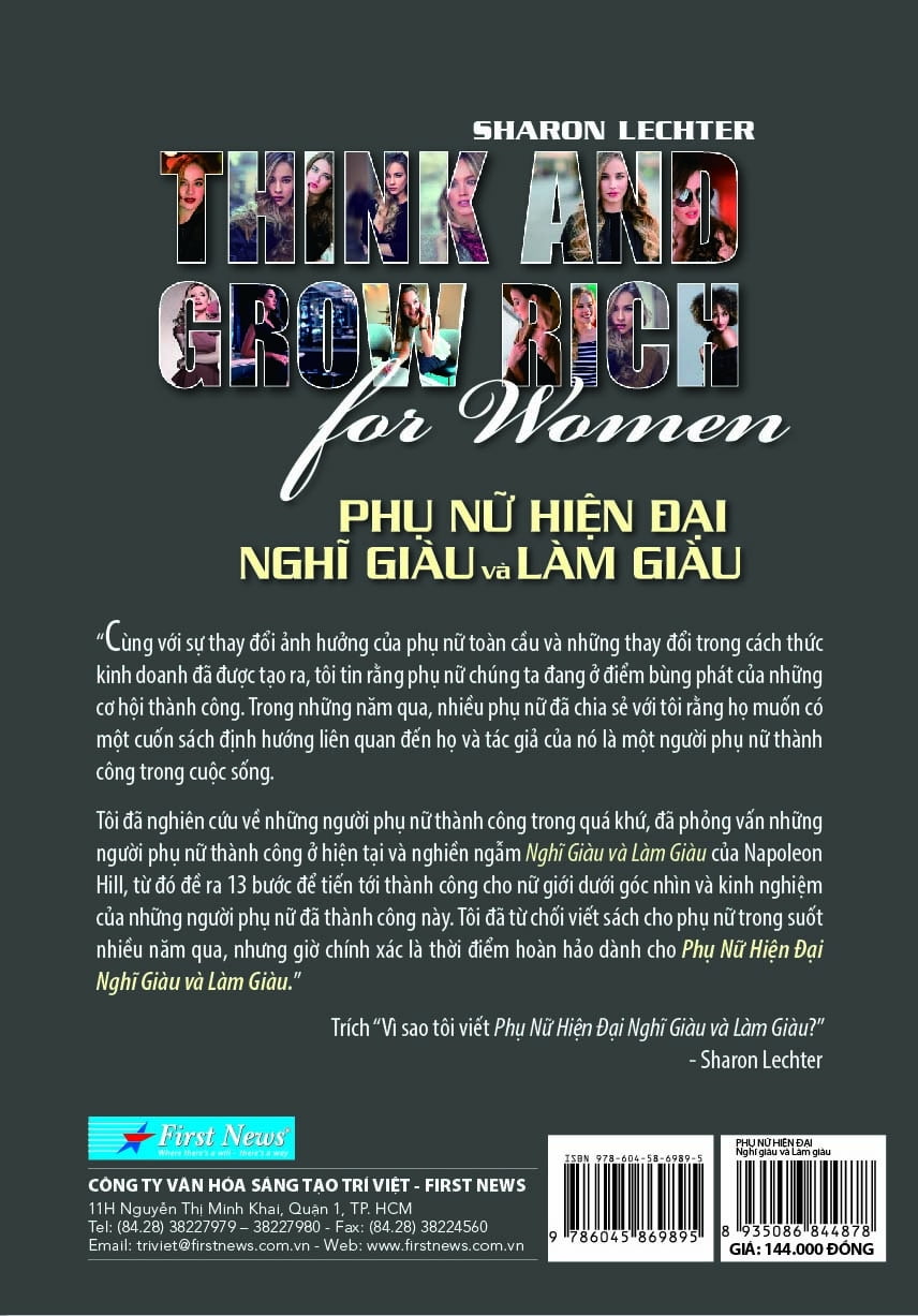 phụ nữ hiện đại nghĩ giàu và làm giàu