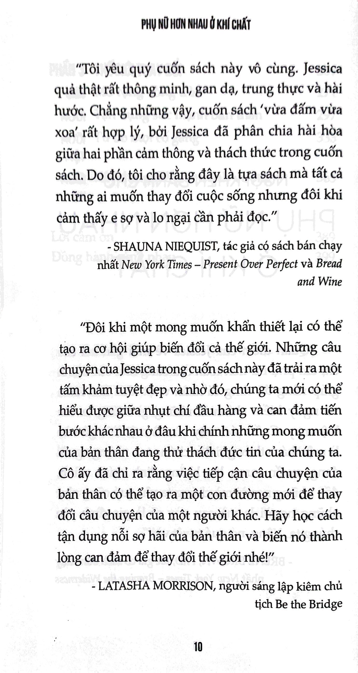 phụ nữ hơn nhau ở khí chất