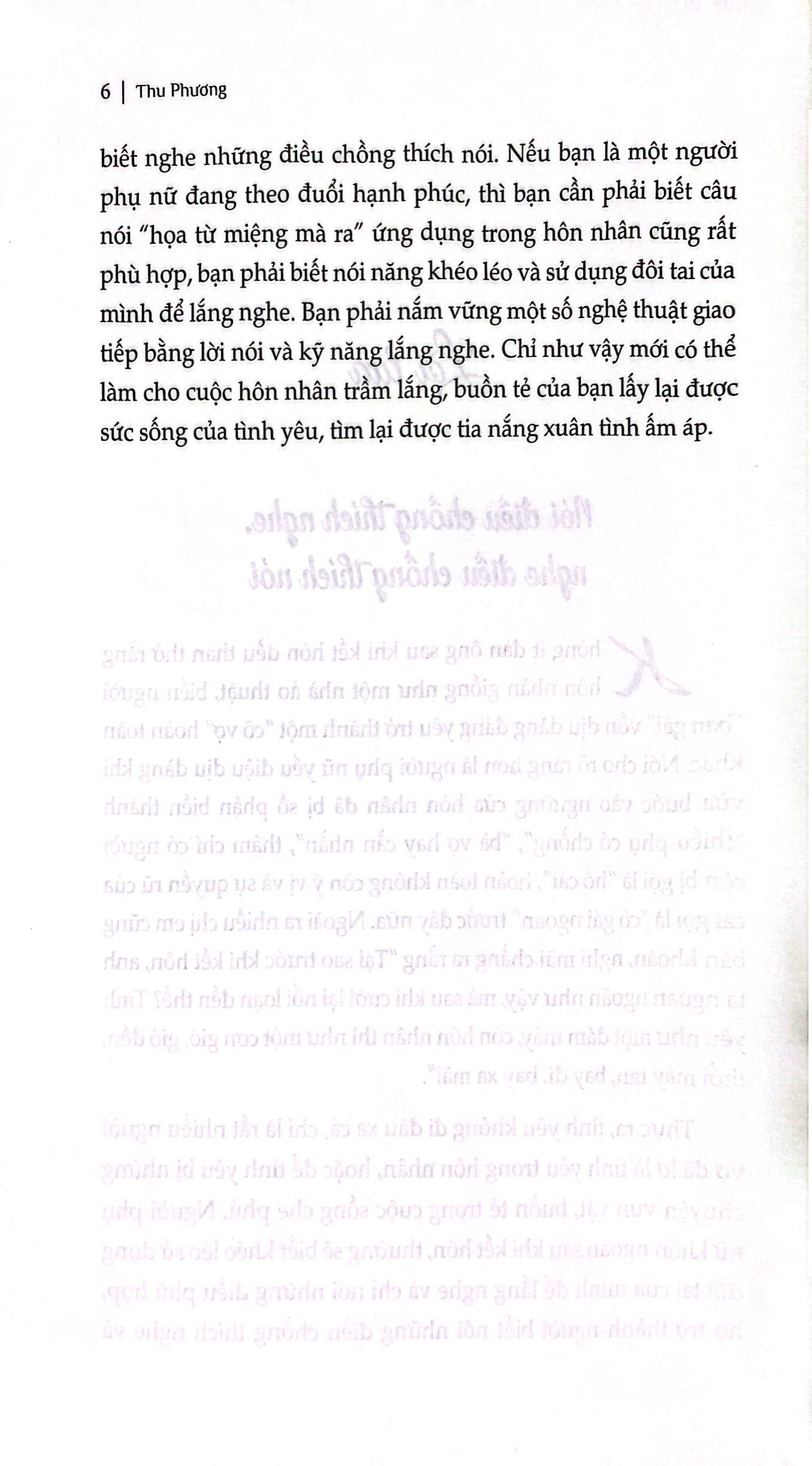 phụ nữ khôn ngoan khéo ăn nói giỏi lắng nghe