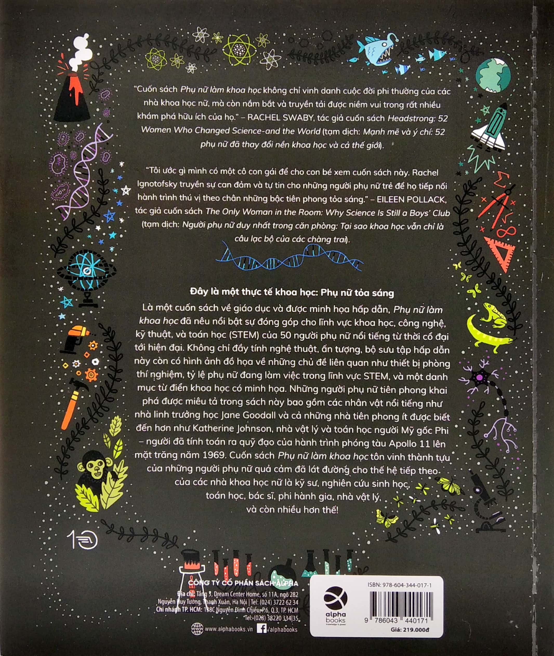 phụ nữ làm khoa học