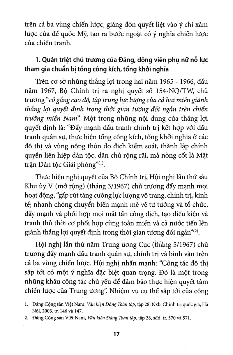 phụ nữ sài gòn gia định và nam bộ trong cuộc tổng tiến công và nổi dậy xuân mậu thân 1968