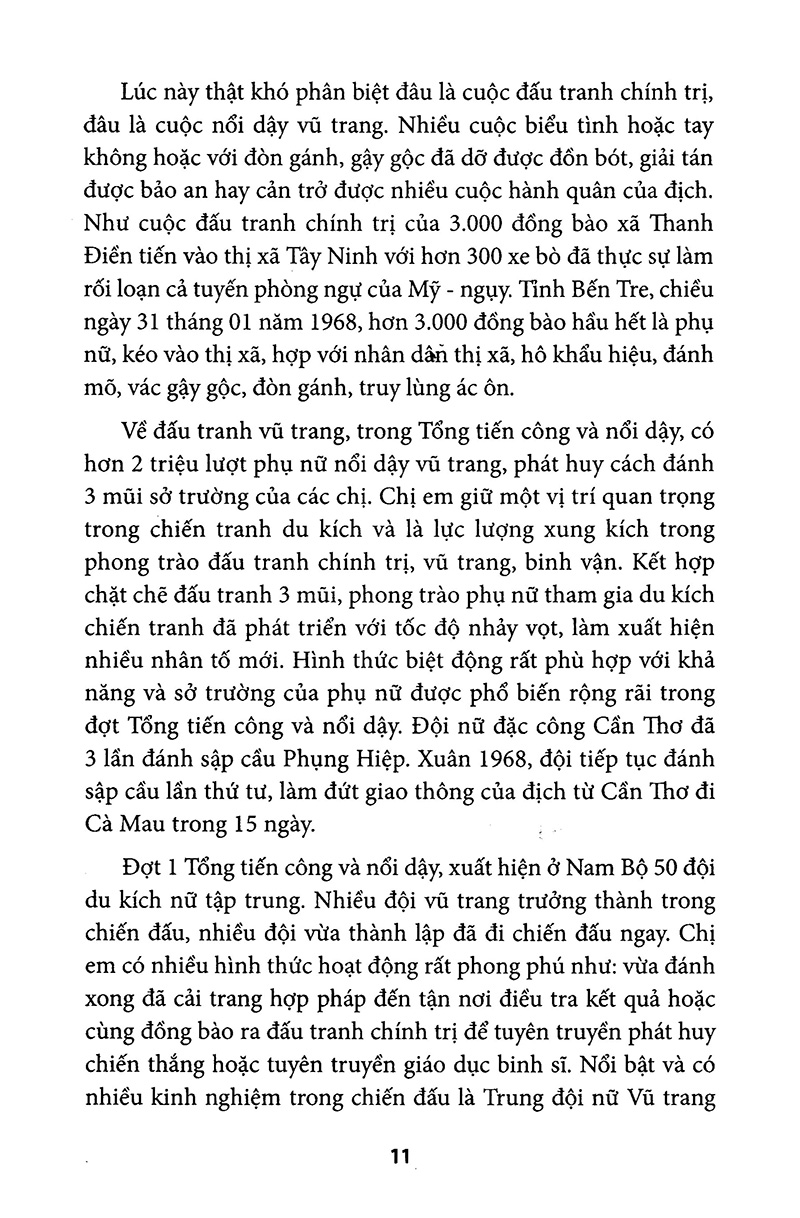 phụ nữ sài gòn gia định và nam bộ trong cuộc tổng tiến công và nổi dậy xuân mậu thân 1968