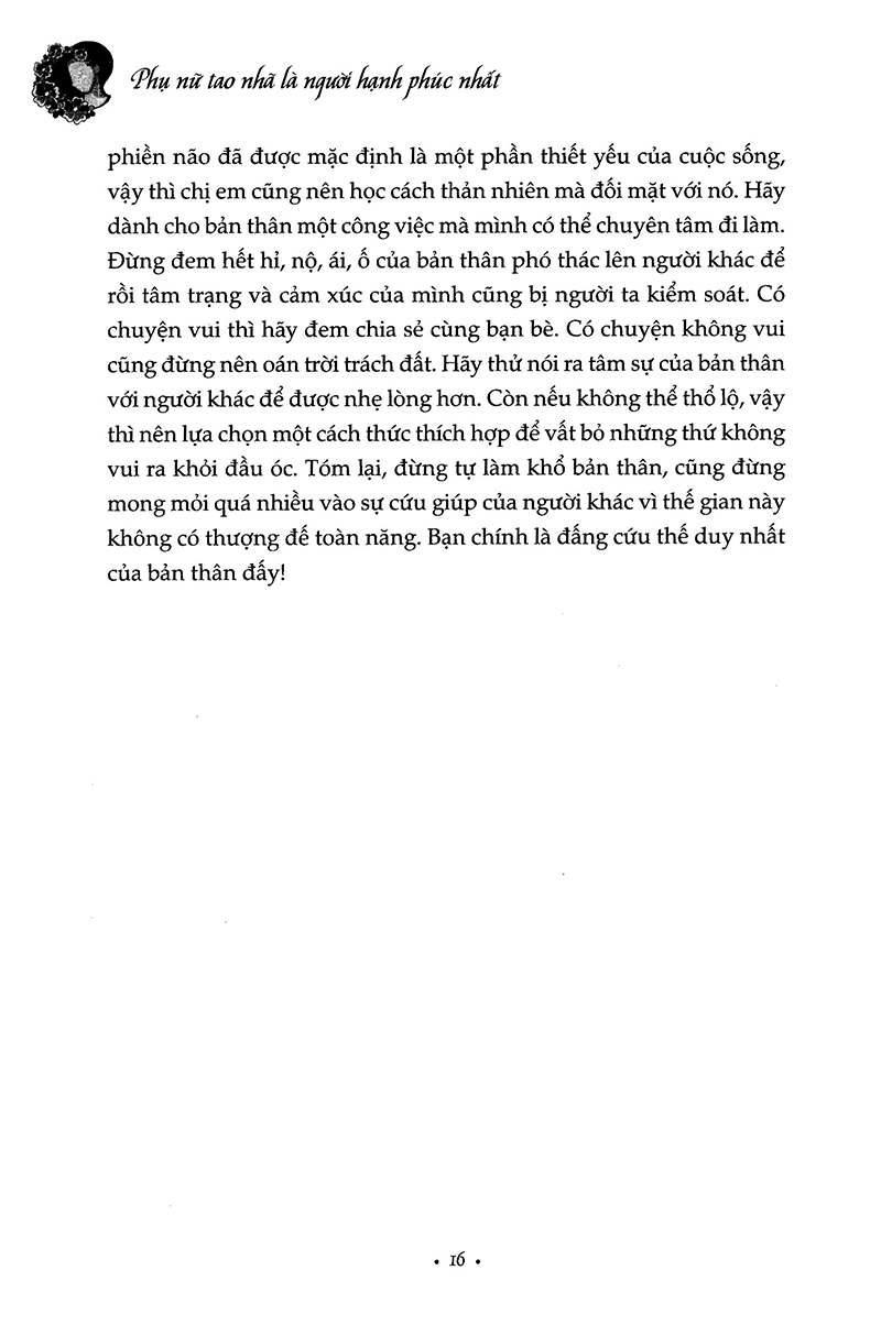 phụ nữ tao nhã là người hạnh phúc nhất