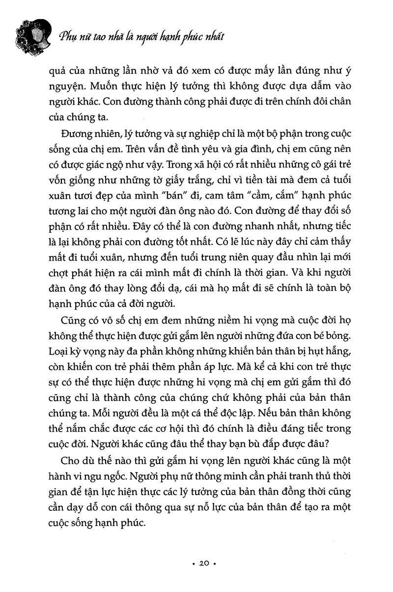 phụ nữ tao nhã là người hạnh phúc nhất