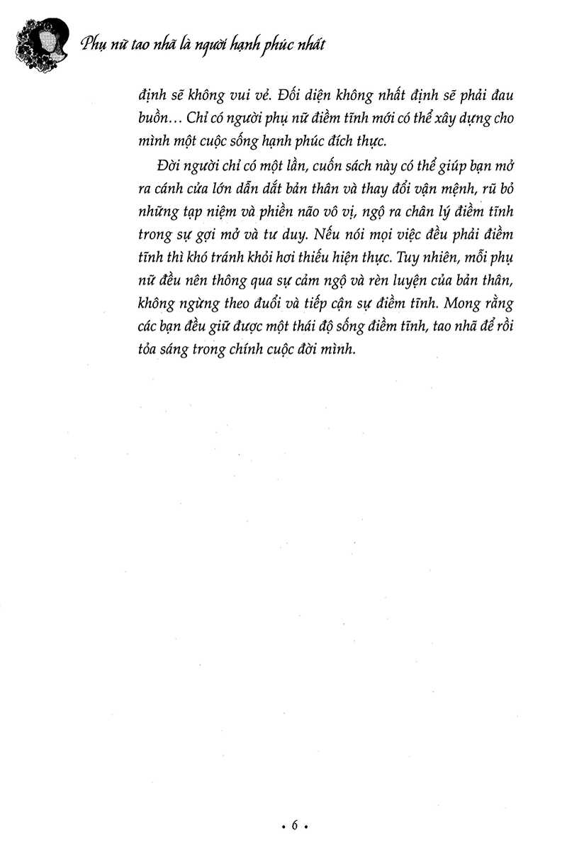 phụ nữ tao nhã là người hạnh phúc nhất