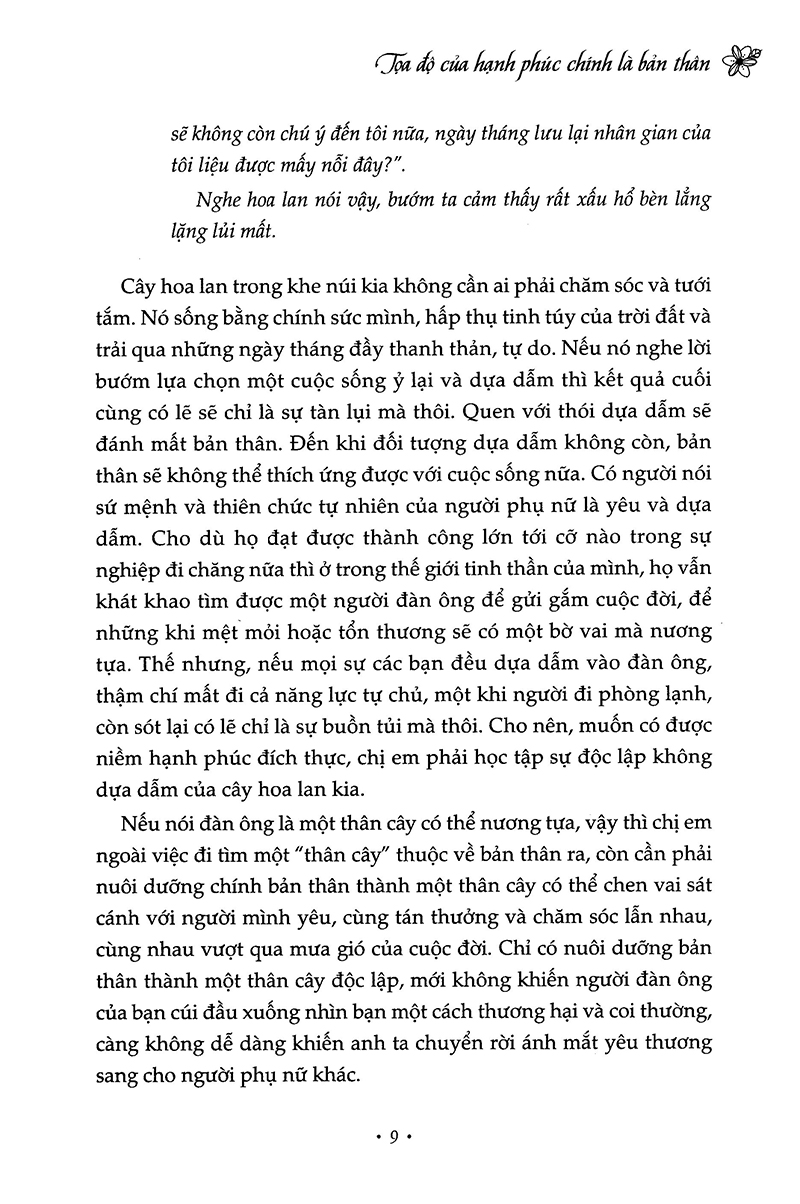 phụ nữ tao nhã là người hạnh phúc nhất