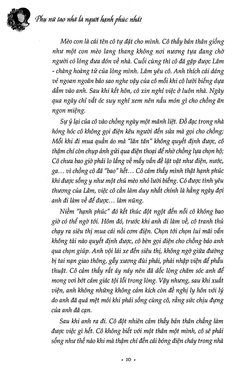 phụ nữ tao nhã là người hạnh phúc nhất