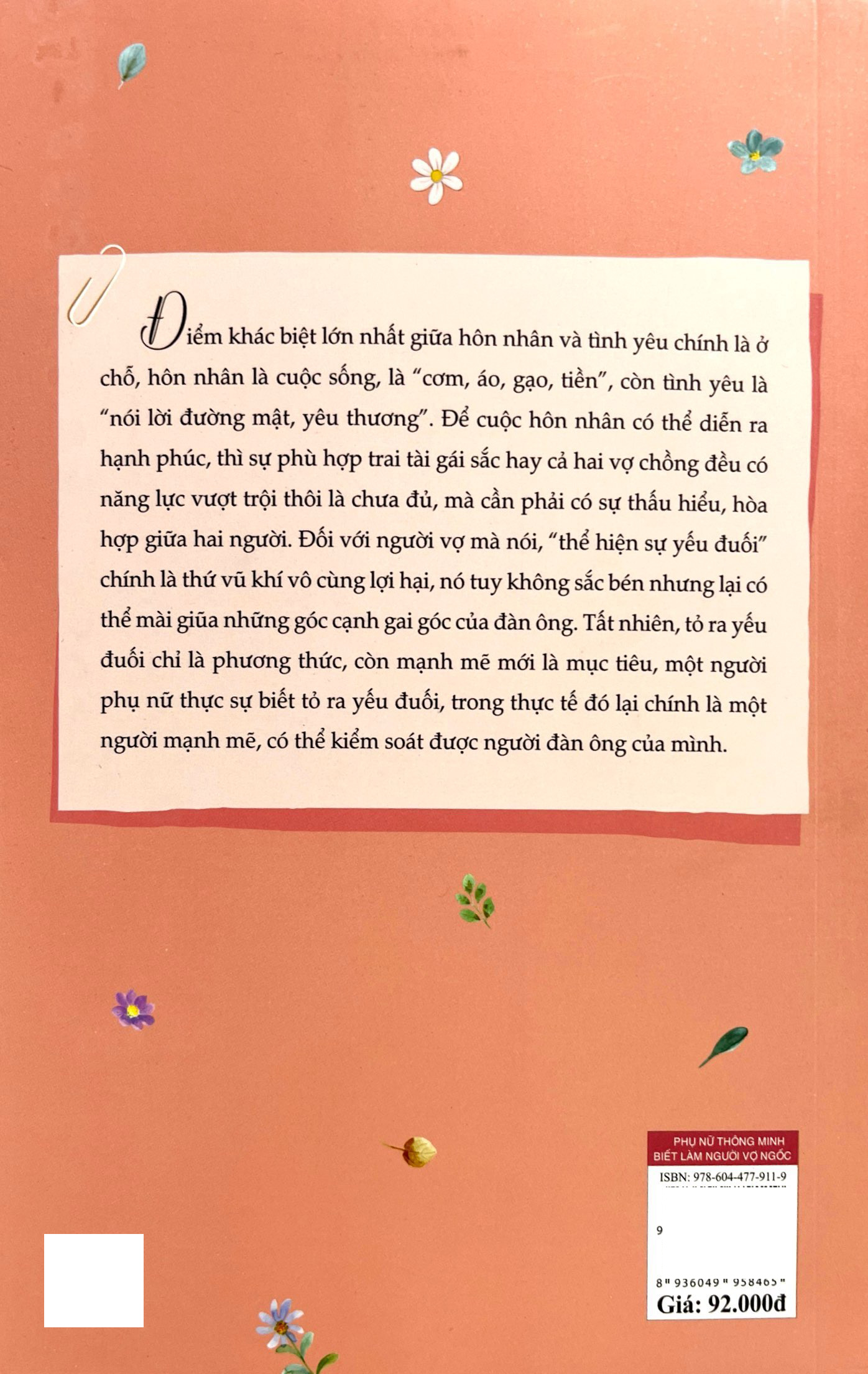 phụ nữ thông minh biết làm người vợ "ngốc"