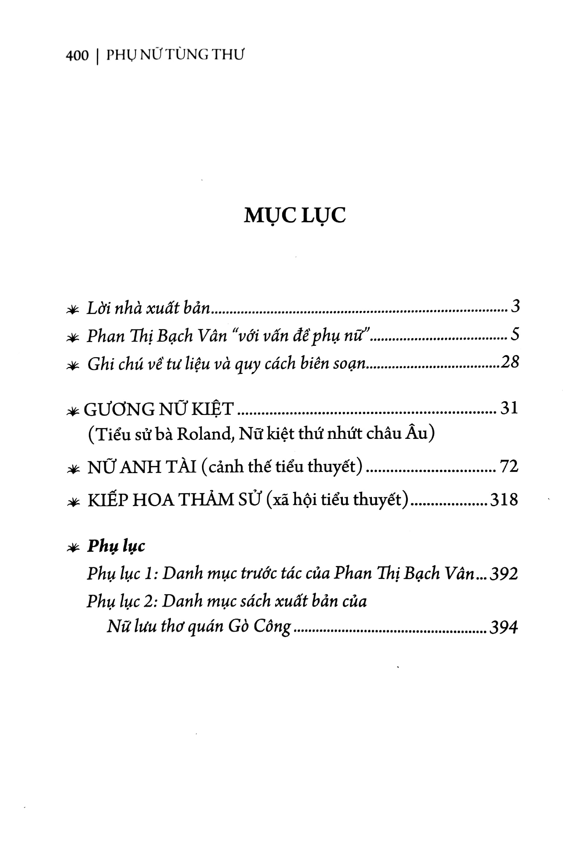 phụ nữ tùng thư - giới và phát triển : phan thị bạch vân - vấn đề phụ nữ ở nước ta