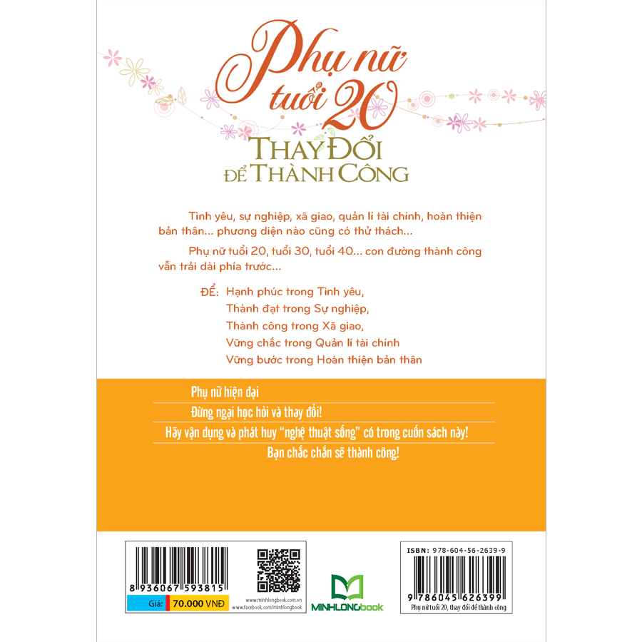 phụ nữ tuổi 20 thay đổi để thành công