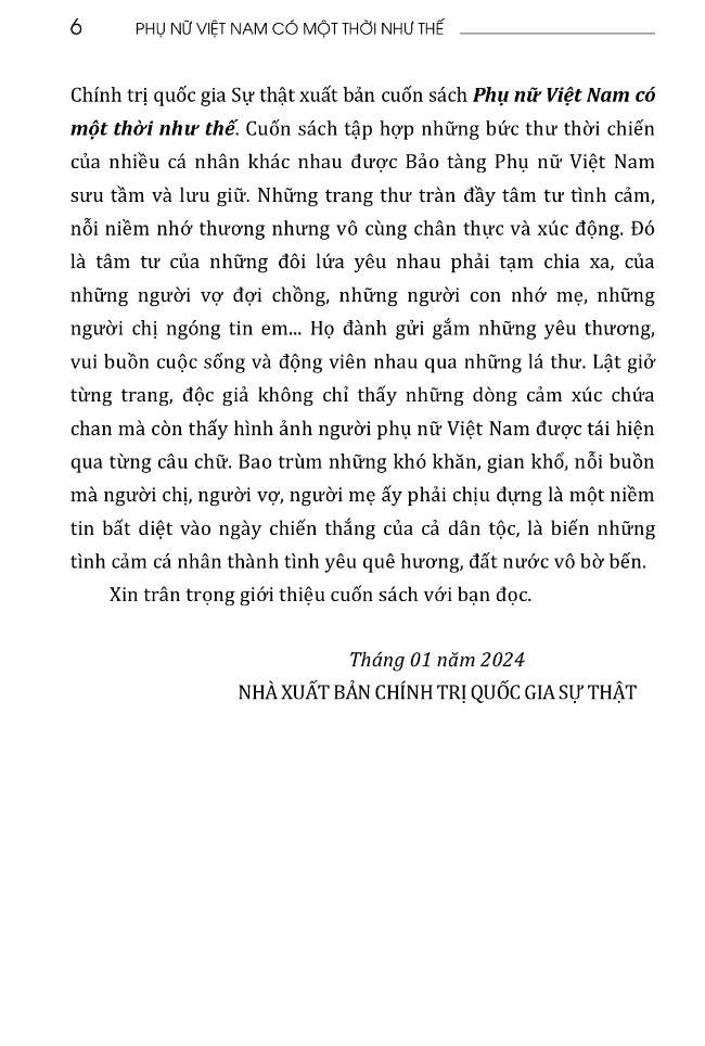 phụ nữ việt nam có một thời như thế