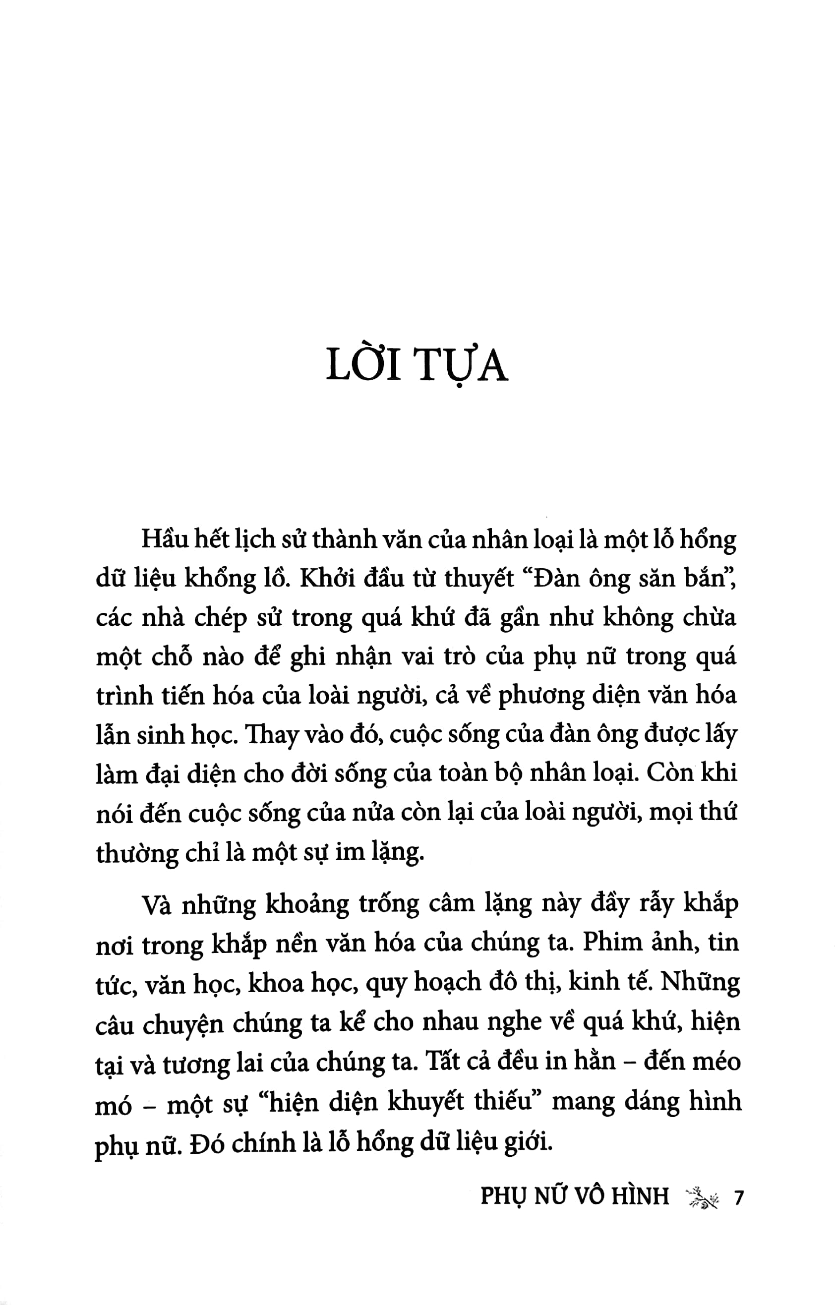 phụ nữ vô hình (invisible women)