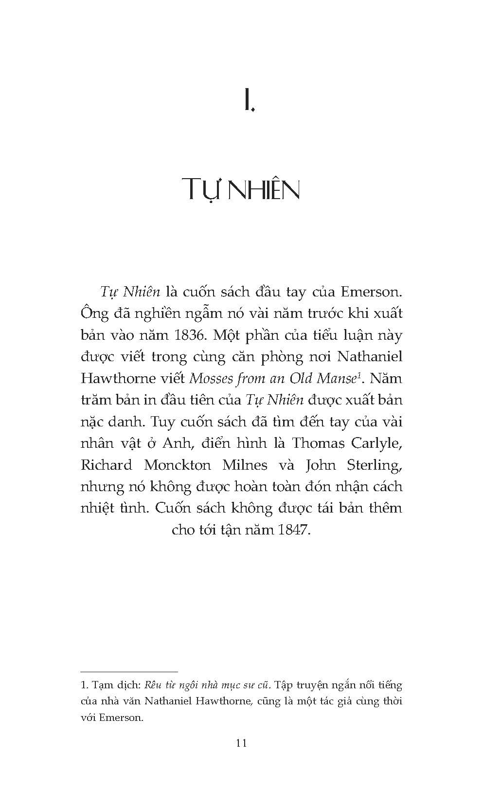 phúc cho người không thấy mà tin - tự nhiên và những bài tiểu luận khác của ralph waldo emerson