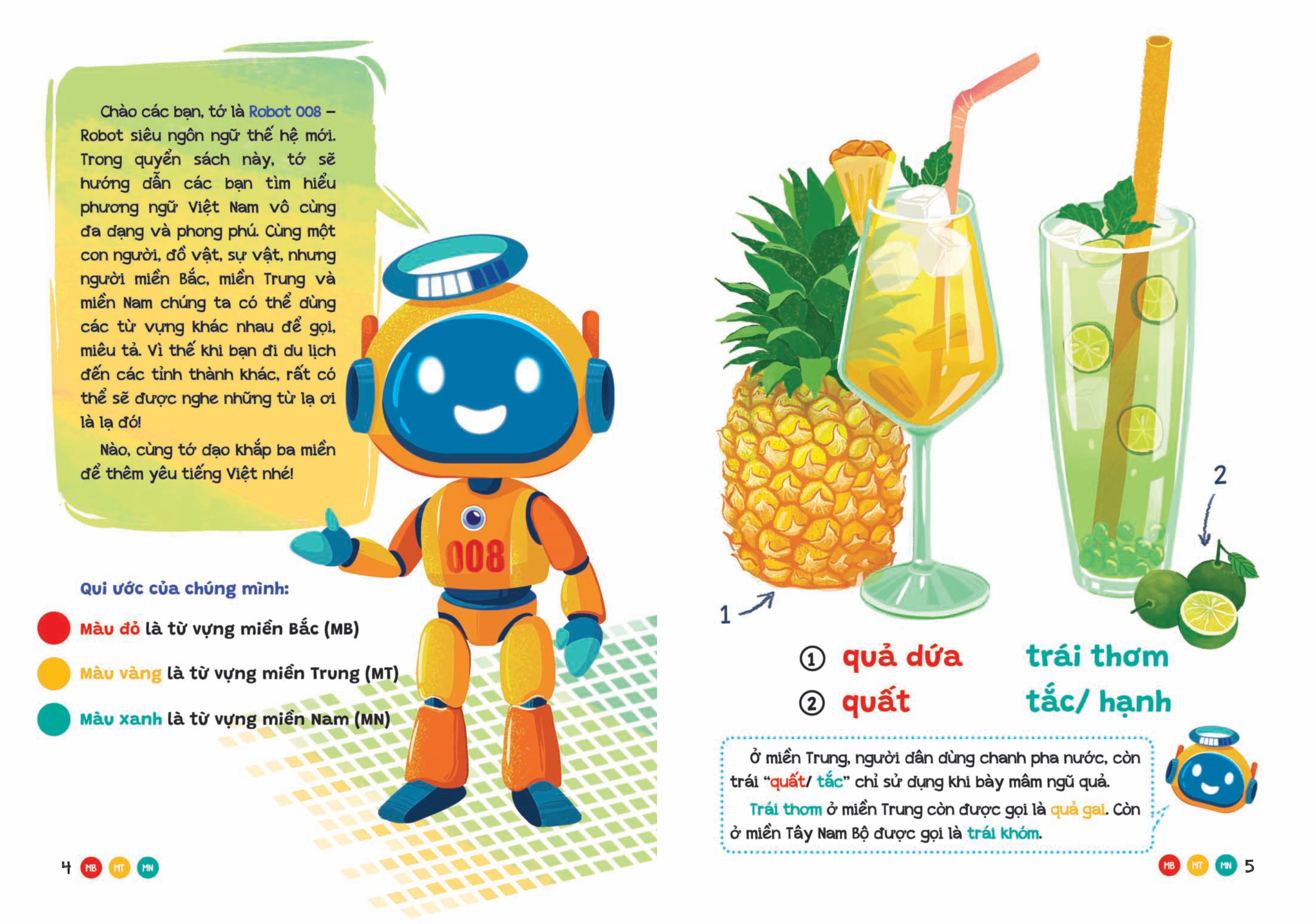 phương ngữ việt nam - từ vườn đến nông trại - từ vựng phong phú cho bé