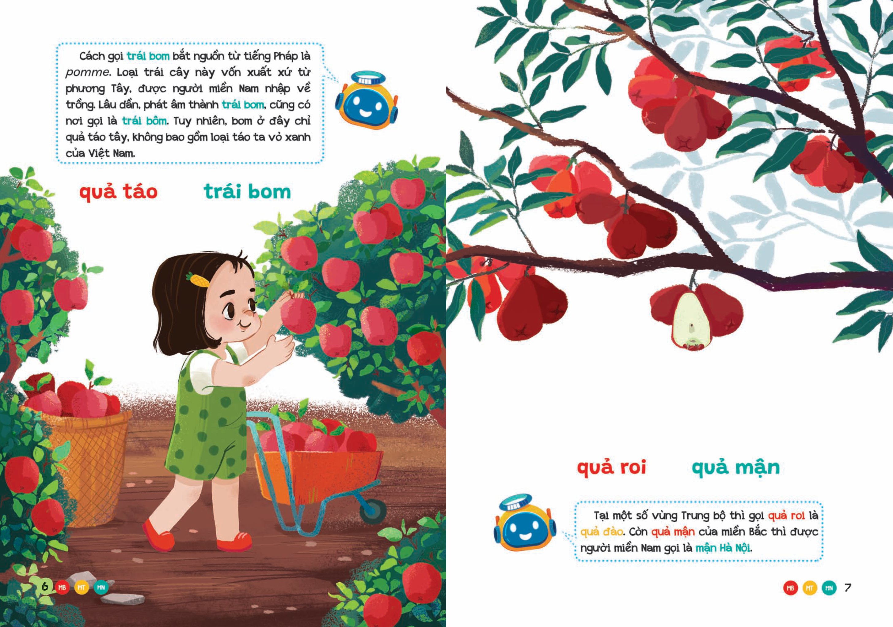 phương ngữ việt nam - từ vườn đến nông trại - từ vựng phong phú cho bé