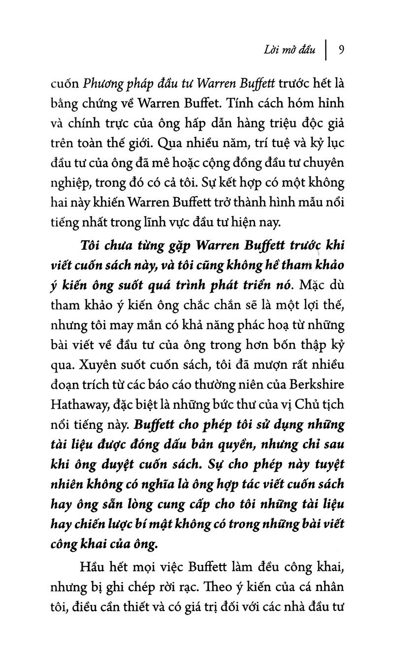 Phuong Phap Dau Tu Warren Buffett (Tai Ban)