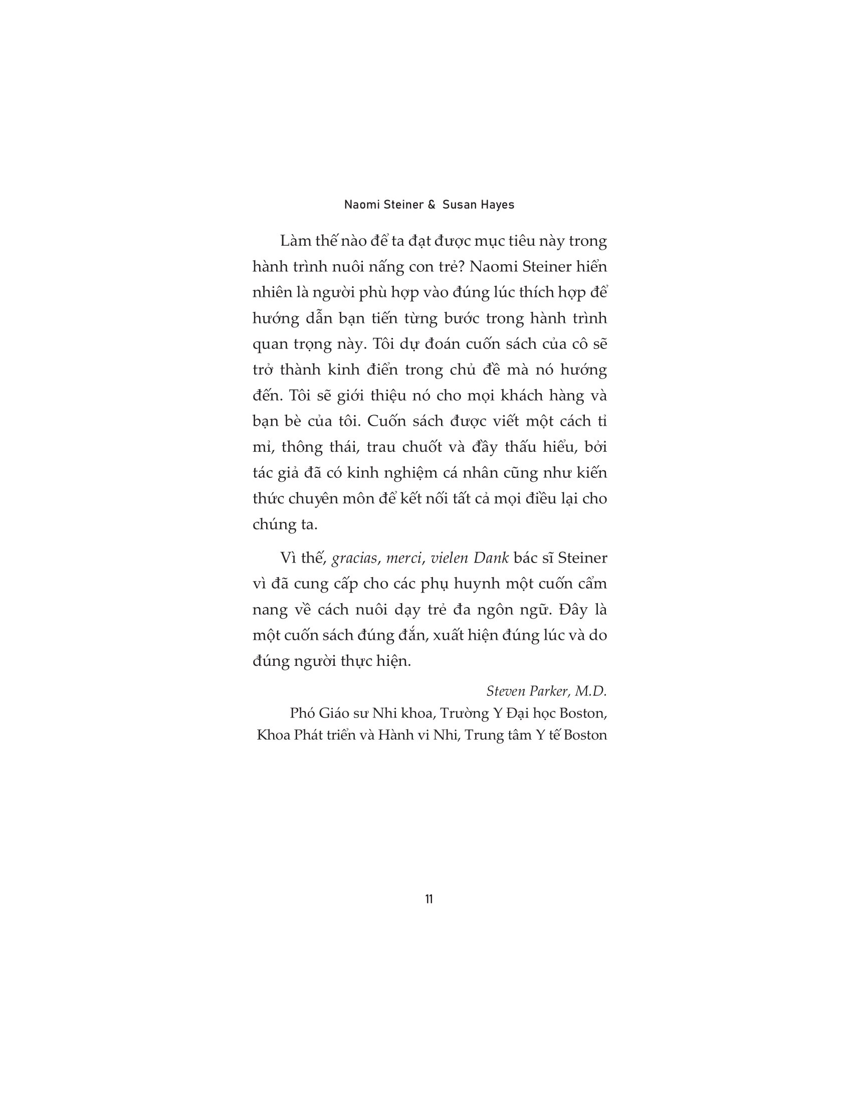 phương pháp dạy con song ngữ