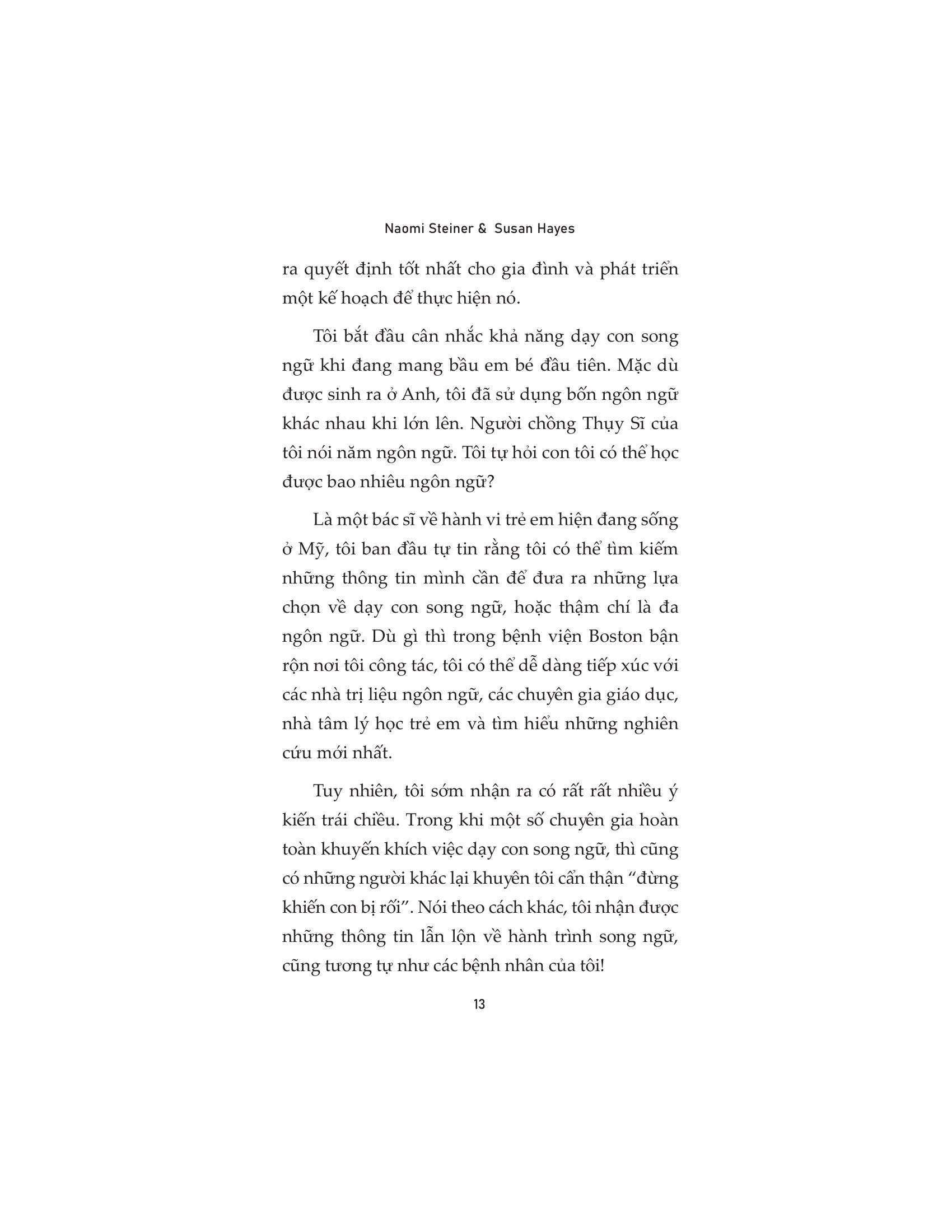 phương pháp dạy con song ngữ