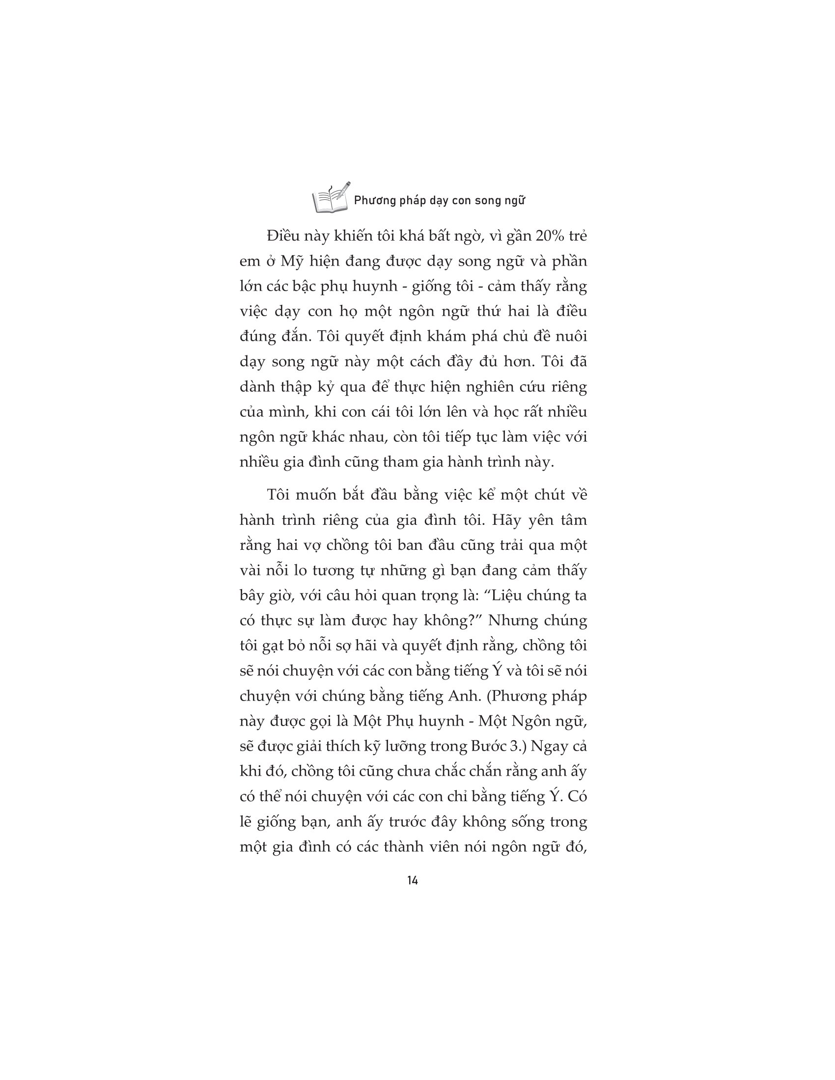 phương pháp dạy con song ngữ