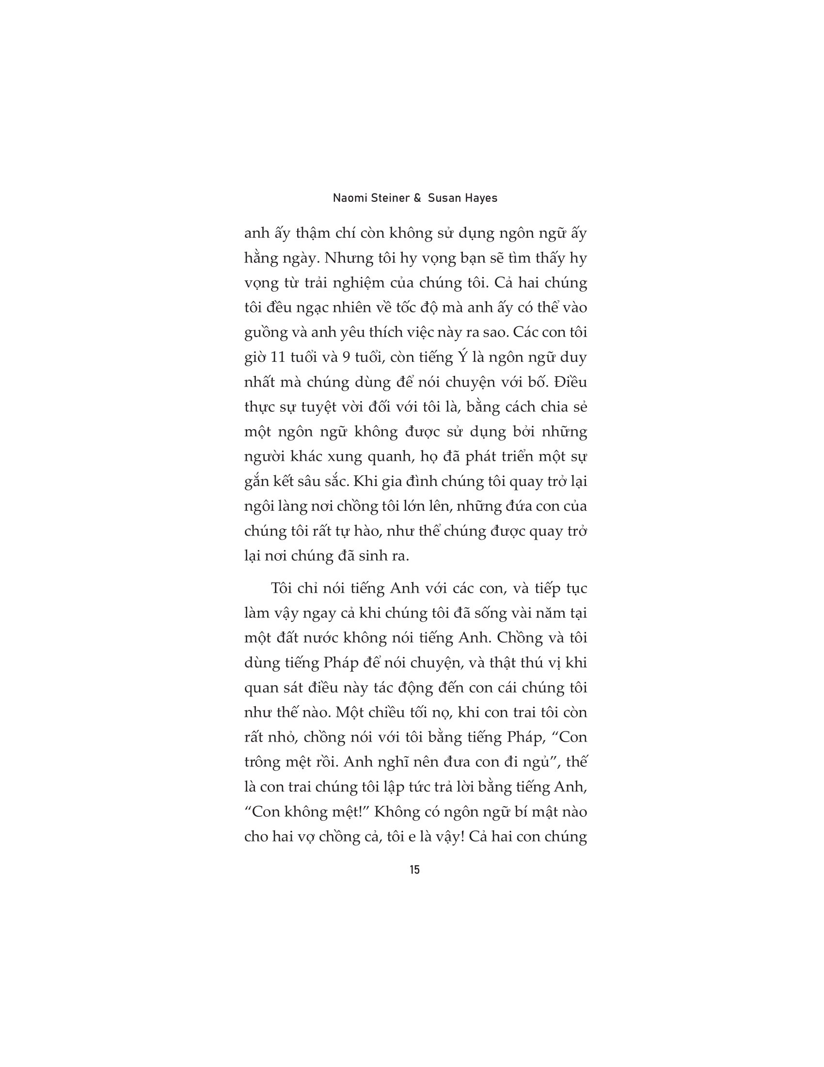 phương pháp dạy con song ngữ