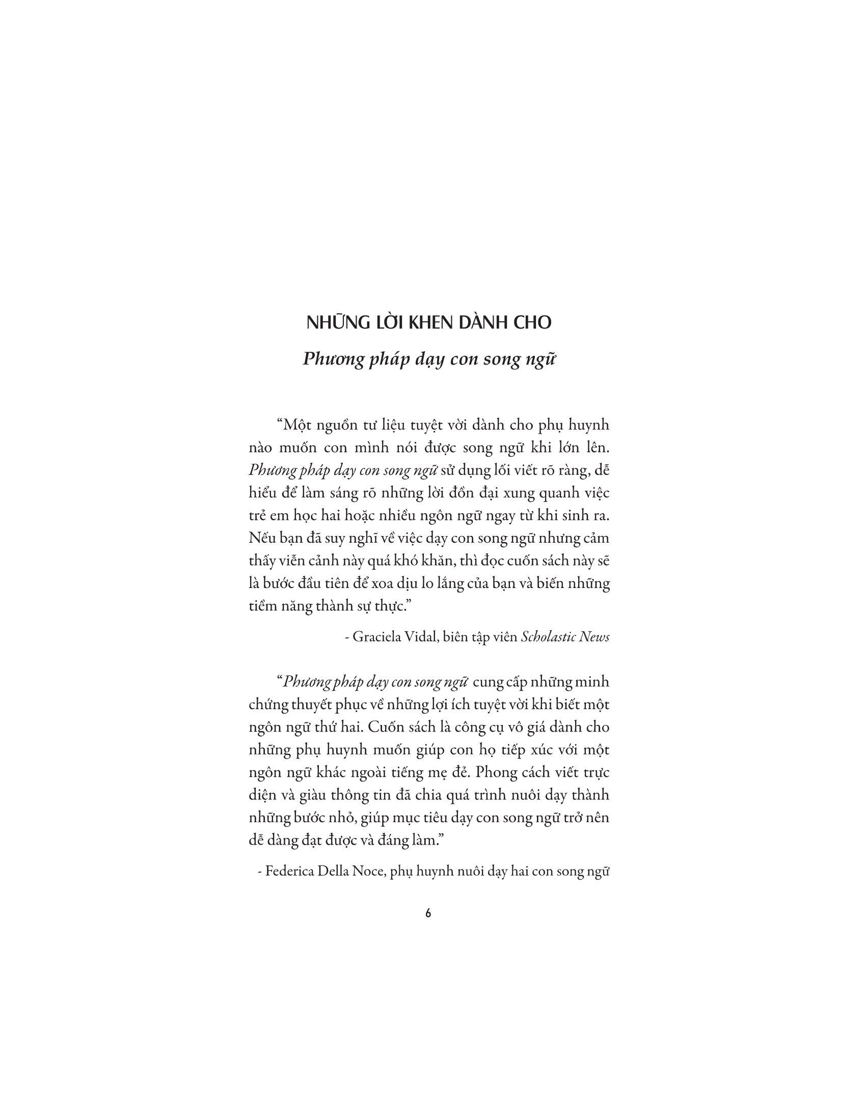 phương pháp dạy con song ngữ