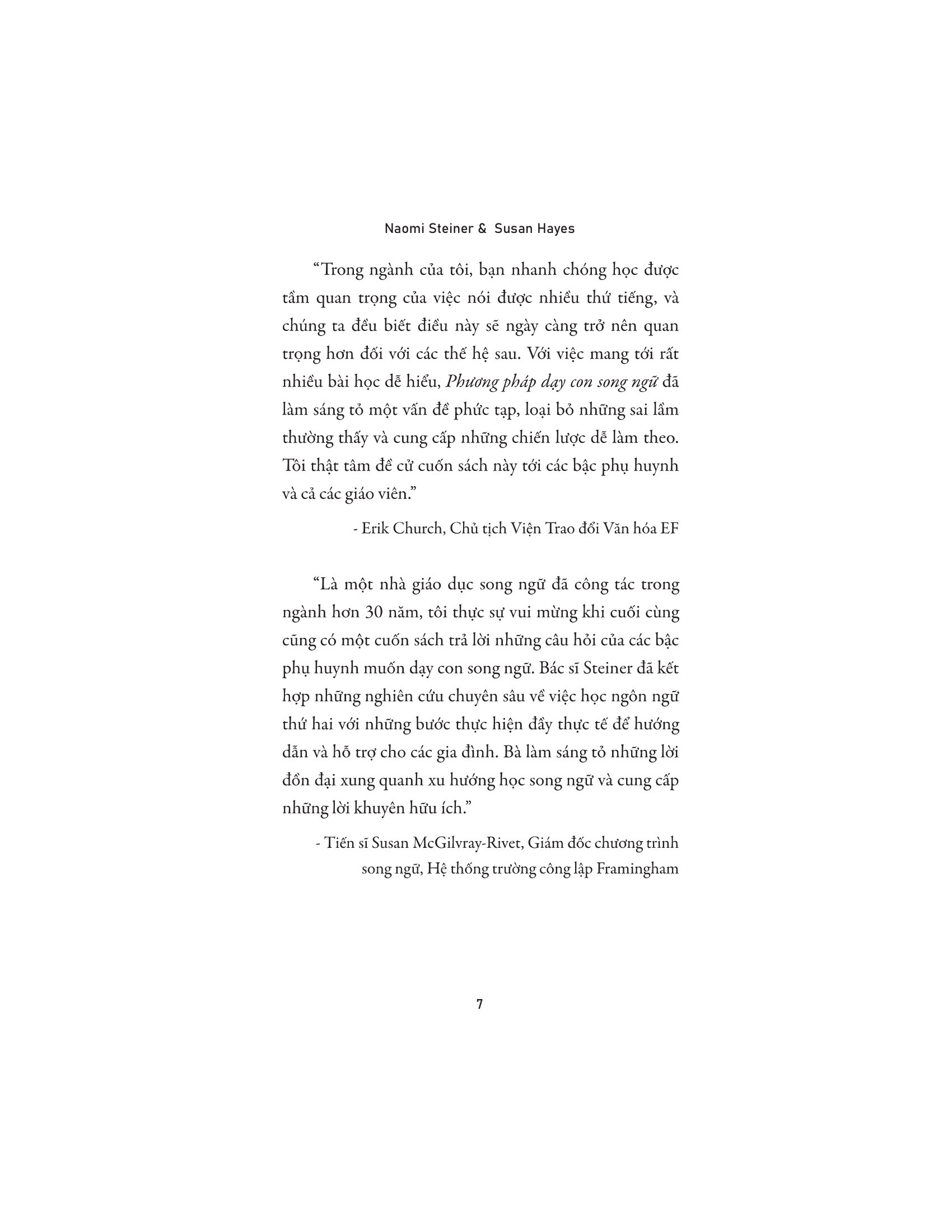 phương pháp dạy con song ngữ