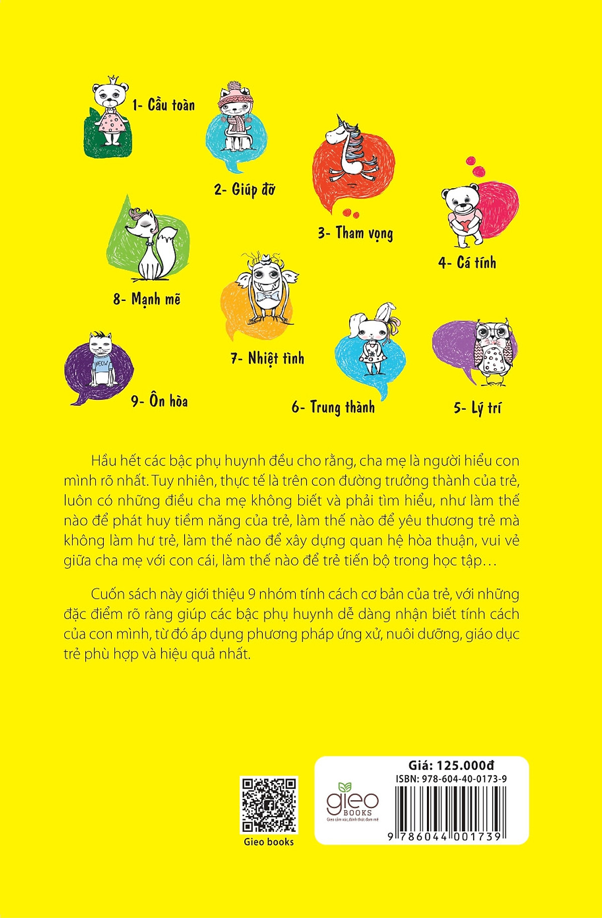 phương pháp dạy trẻ dựa trên 9 kiểu tính cách