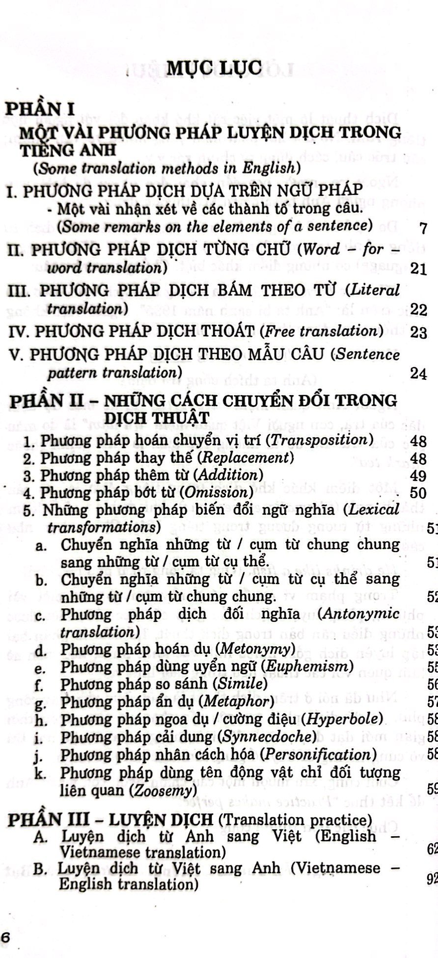 phương pháp dịch anh việt