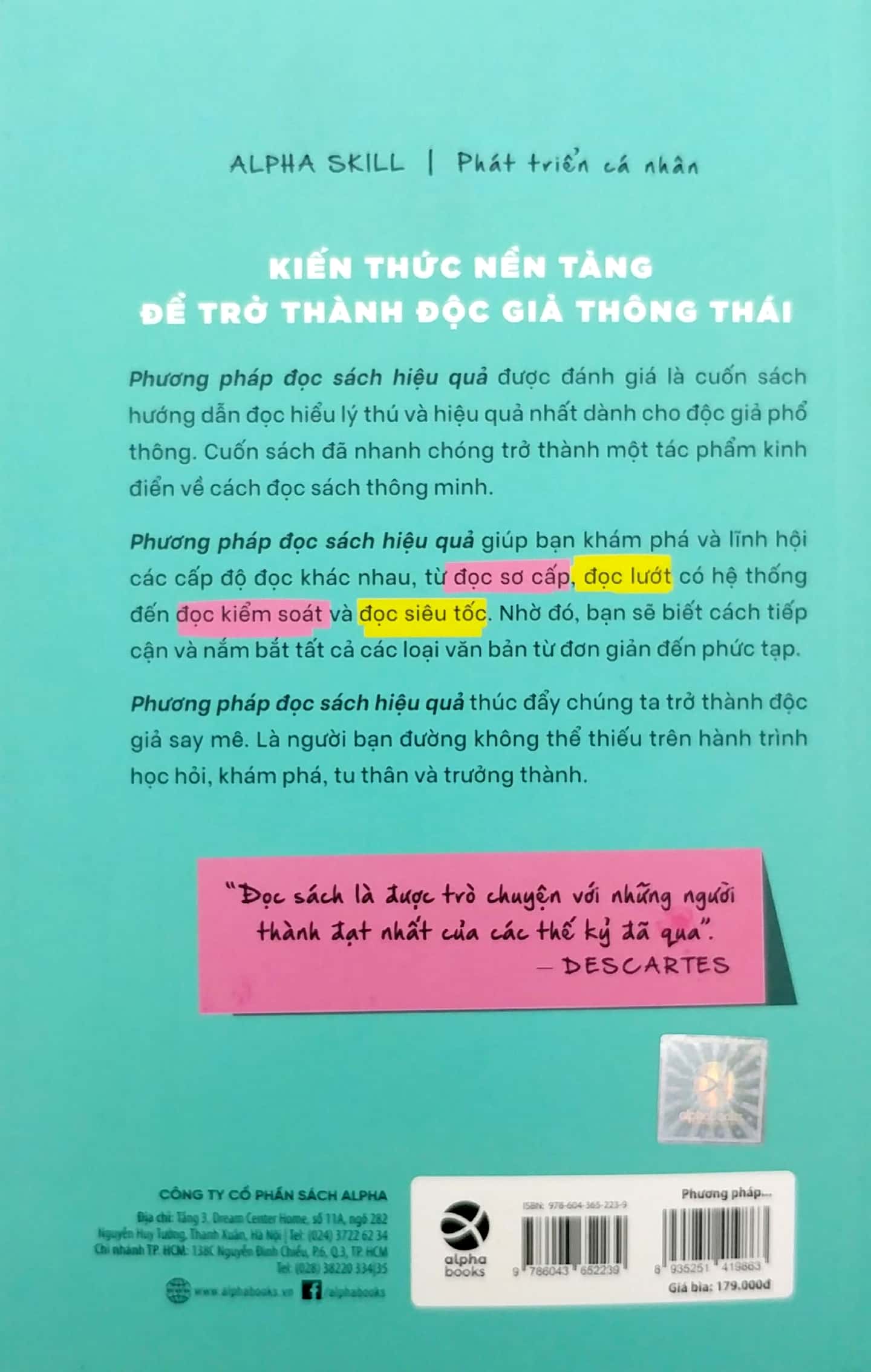 phương pháp đọc sách hiệu quả (tái bản 2023)