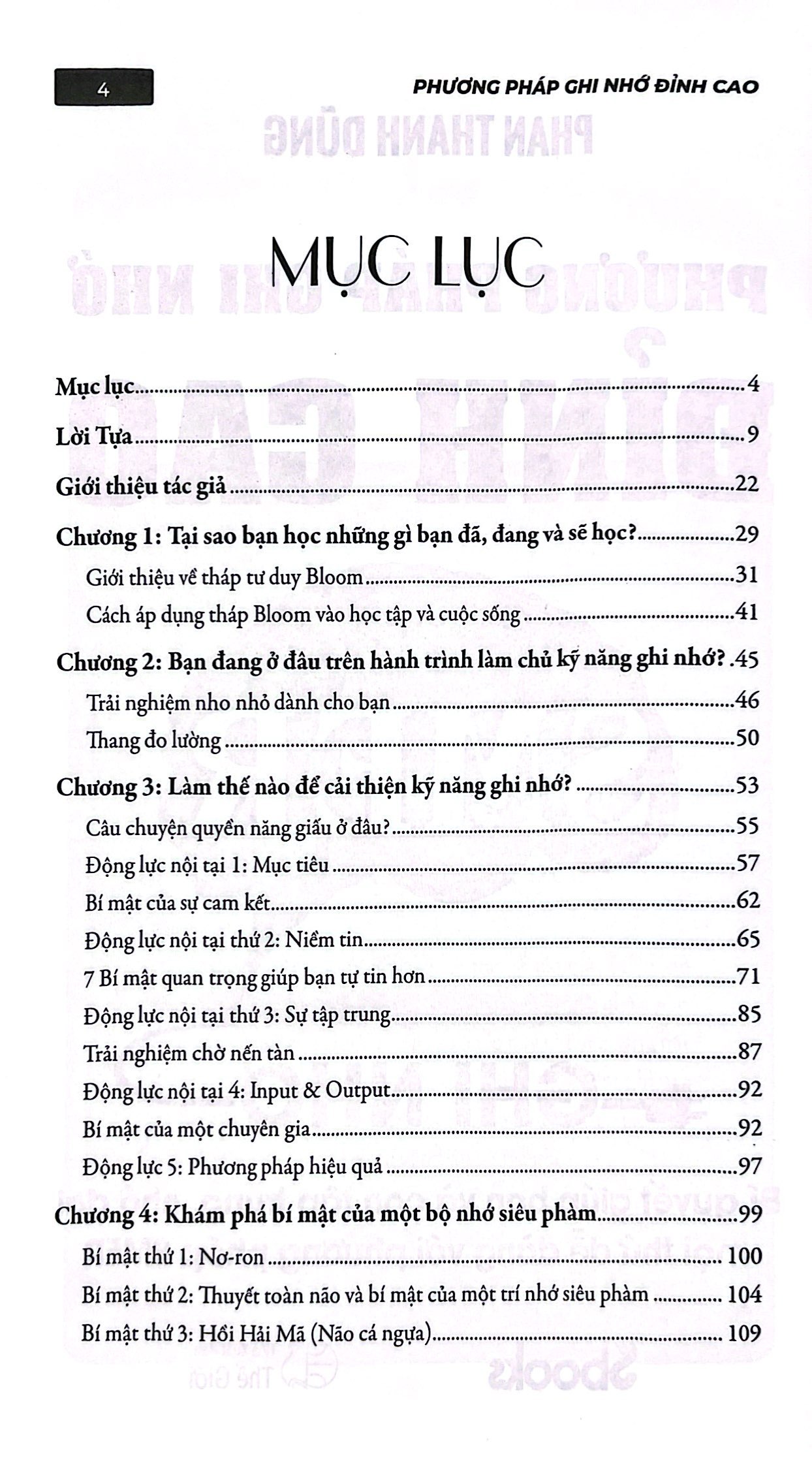 phương pháp ghi nhớ đỉnh cao