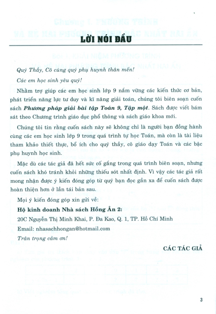 phương pháp giải bài tập toán 9 - tập 1 (biên soạn theo chương trình gdpt mới - dùng kèm sgk kết nối tri thức cuộc sống)