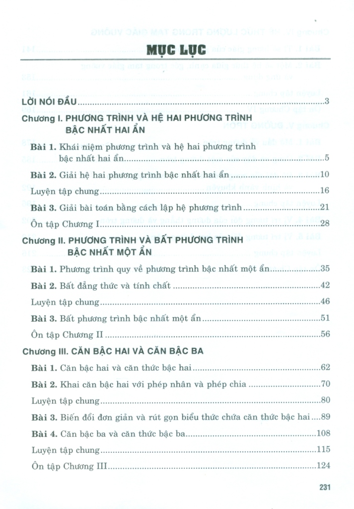 phương pháp giải bài tập toán 9 - tập 1 (biên soạn theo chương trình gdpt mới - dùng kèm sgk kết nối tri thức cuộc sống)