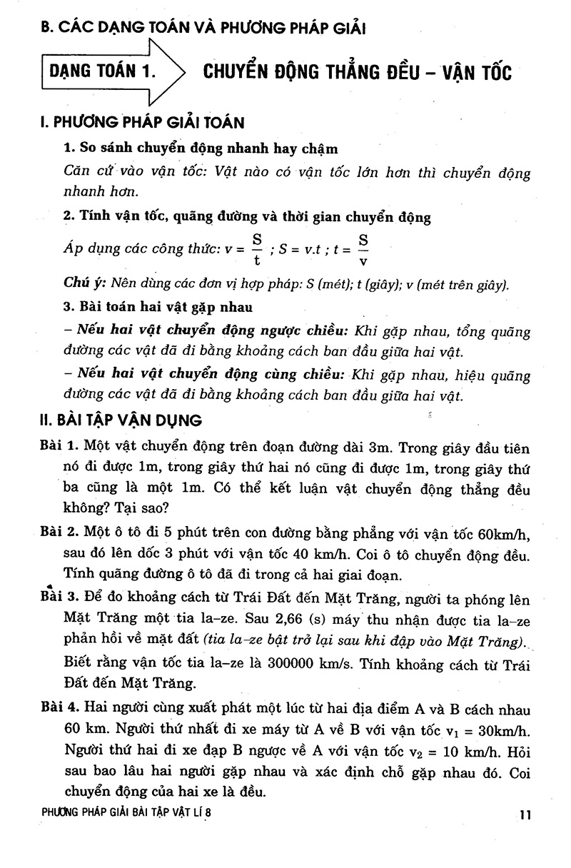 phương pháp giải bài tập vật lý 8