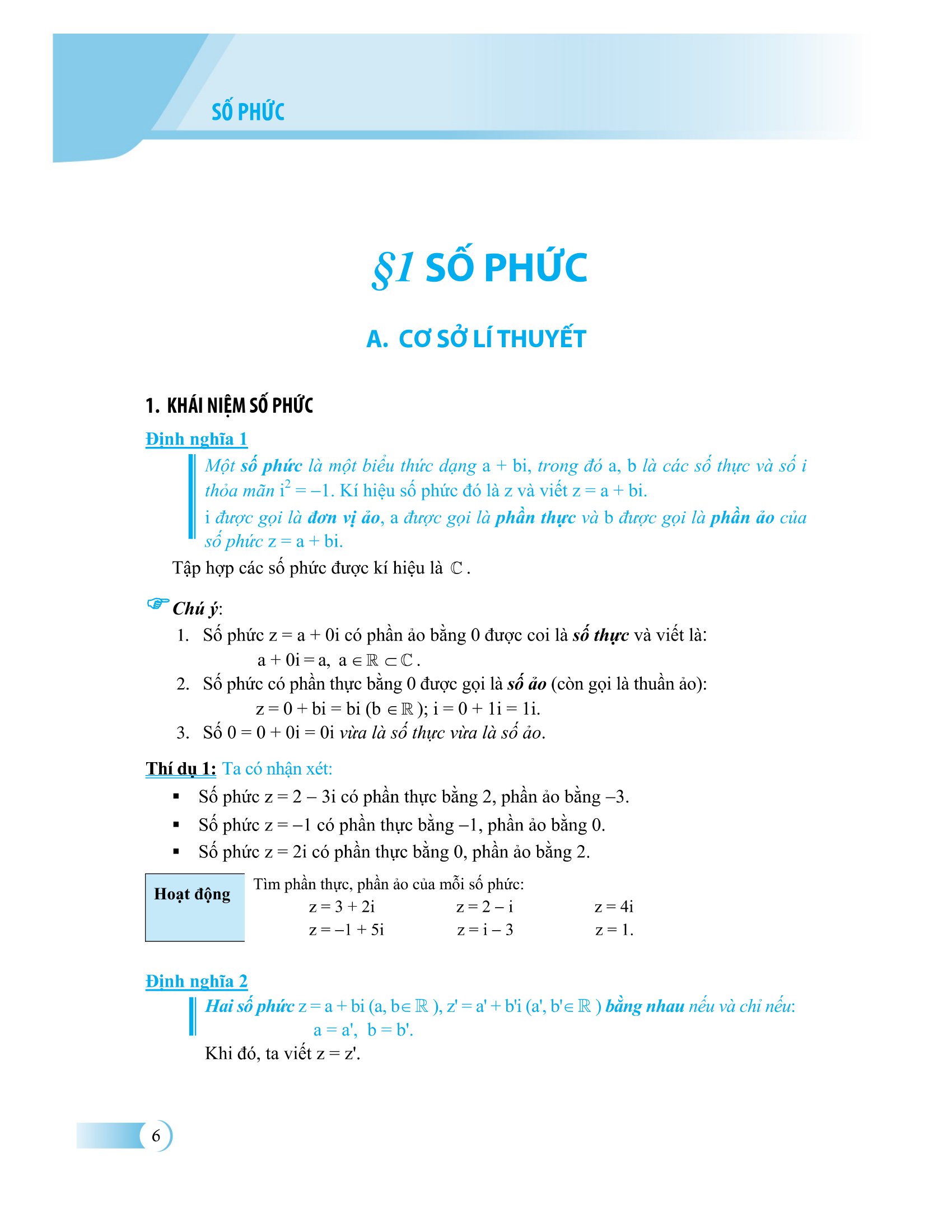 phương pháp giải các dạng toán thpt - số phức