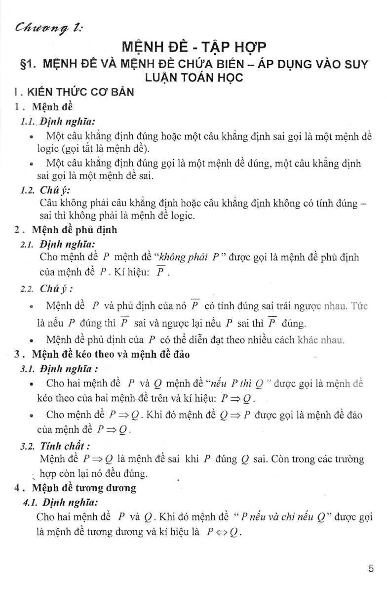 phương pháp giải toán chuyên đề đại số 10 (biên soạn theo chương trình giáo dục phổ thông mới - dùng chung cho các bộ sgk hiện hành)