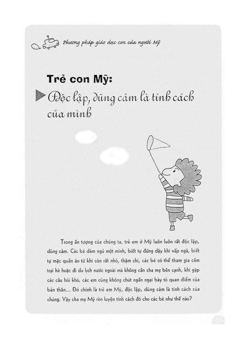 phương pháp giáo dục con của người mỹ