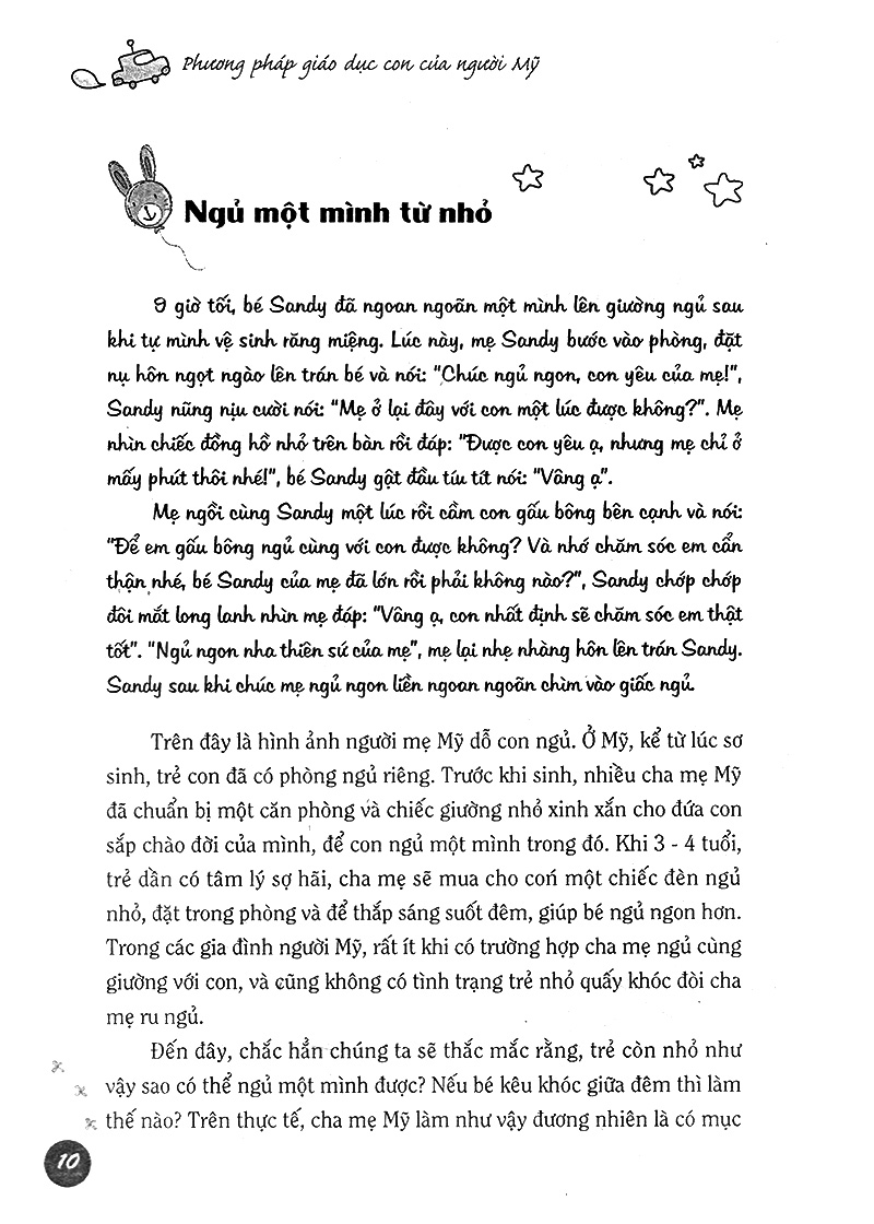 phương pháp giáo dục con của người mỹ
