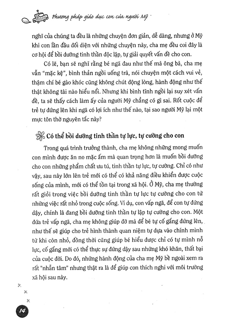 phương pháp giáo dục con của người mỹ