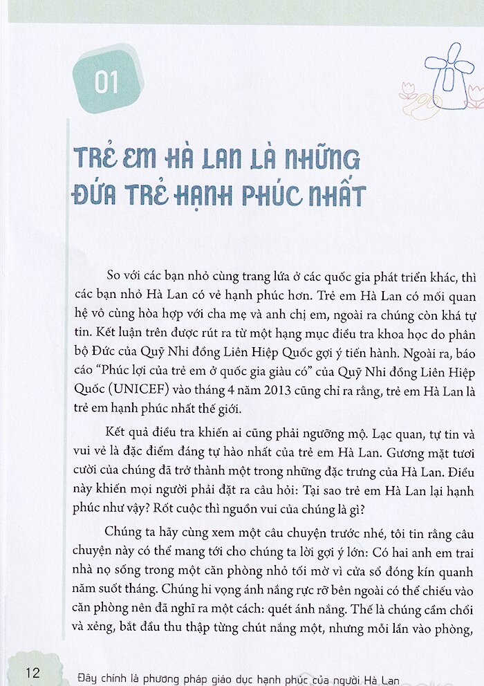 phương pháp giáo dục đặc biệt của cha mẹ hà lan