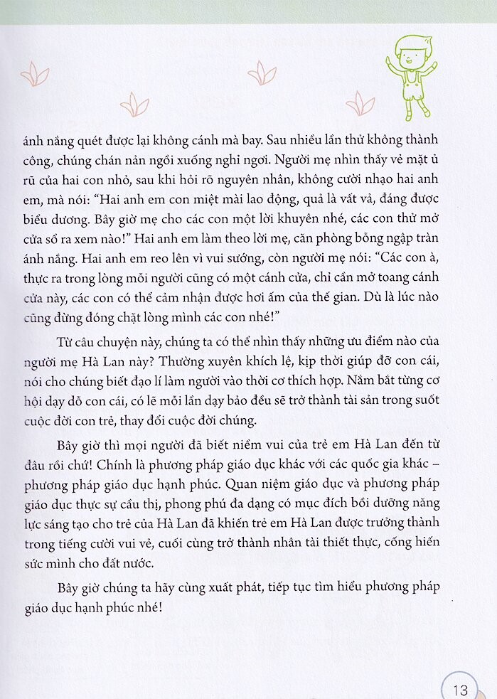 phương pháp giáo dục đặc biệt của cha mẹ hà lan