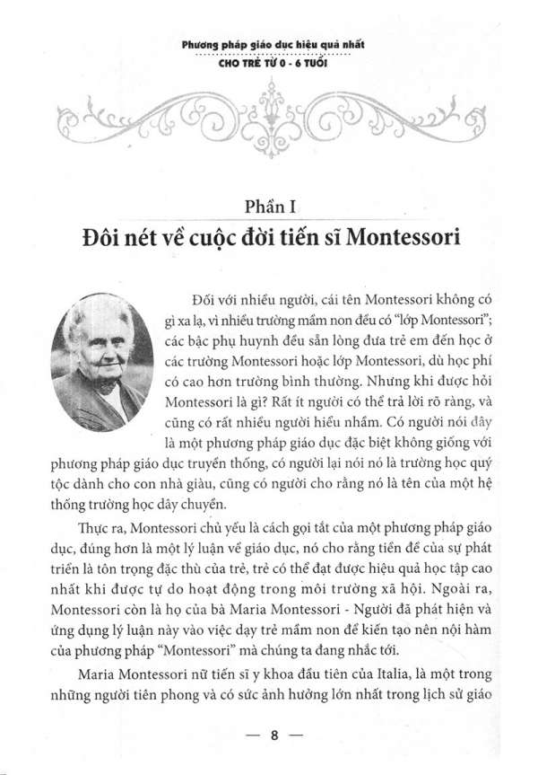 phương pháp giáo dục montessori - phương pháp giáo dục tối ưu dành cho trẻ 0-6 tuổi (2022)