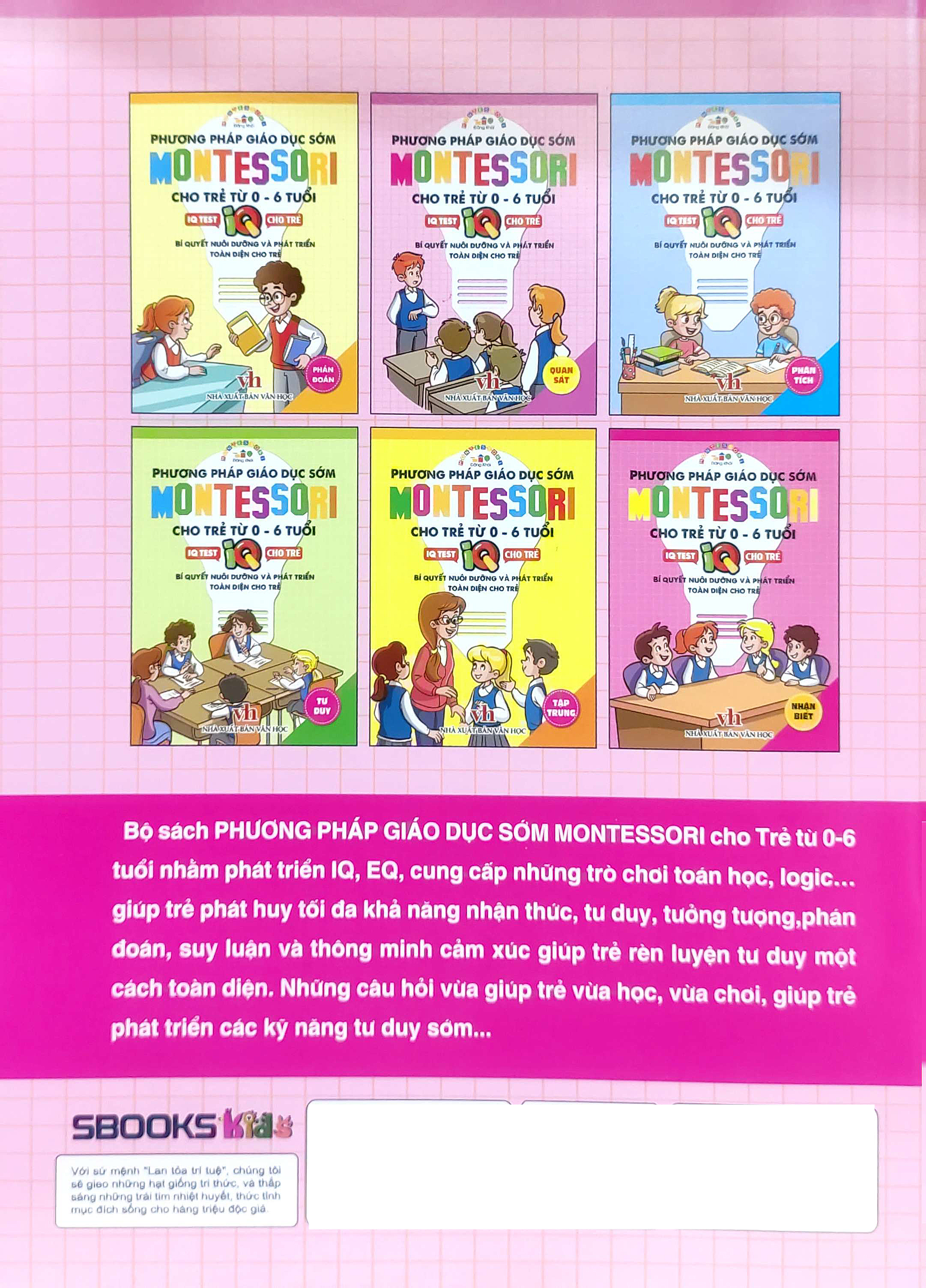 phương pháp giáo dục sớm montesori cho trẻ từ 0 - 6 tuổi - quan sát