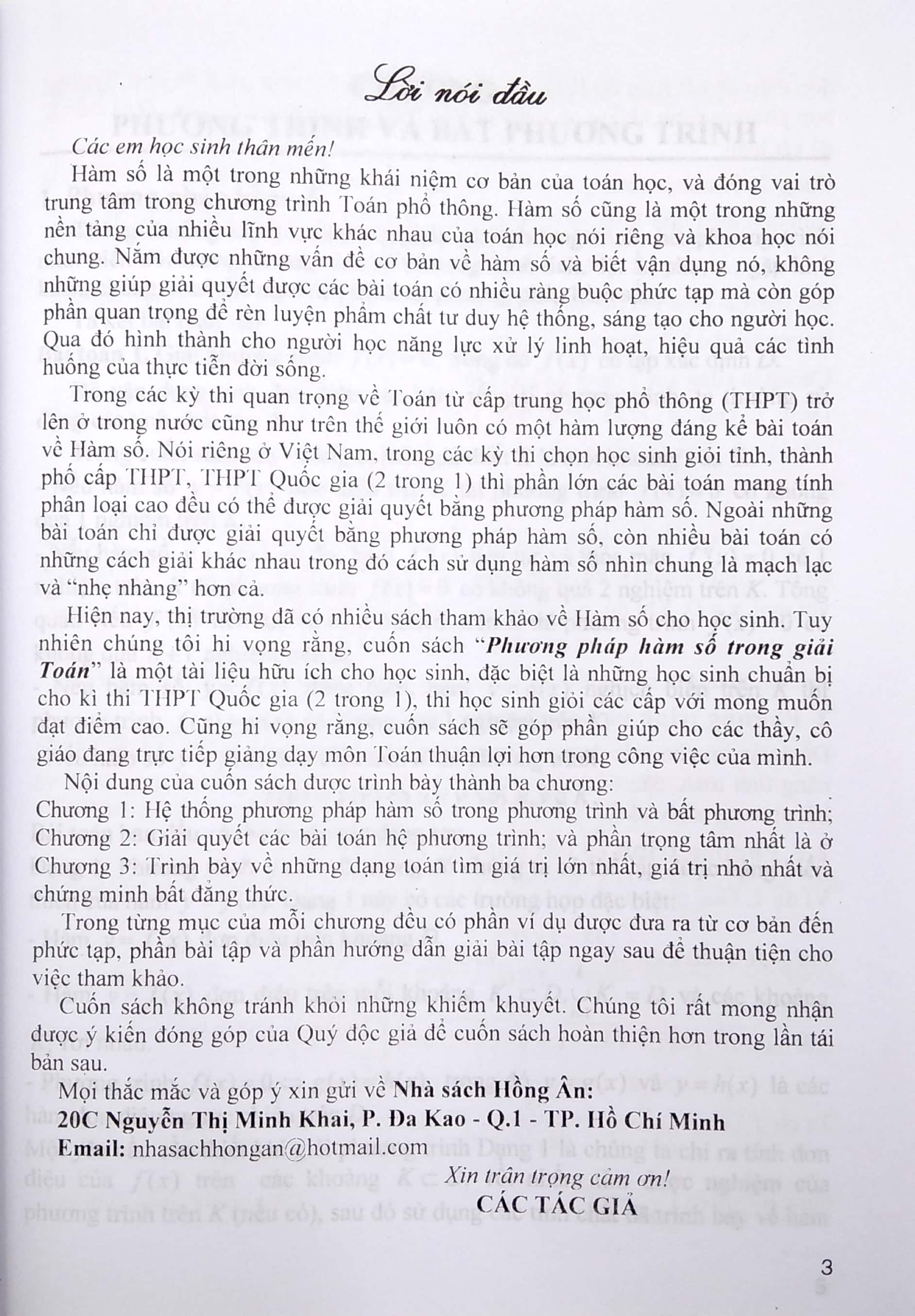 phương pháp hàm số trong giải toán