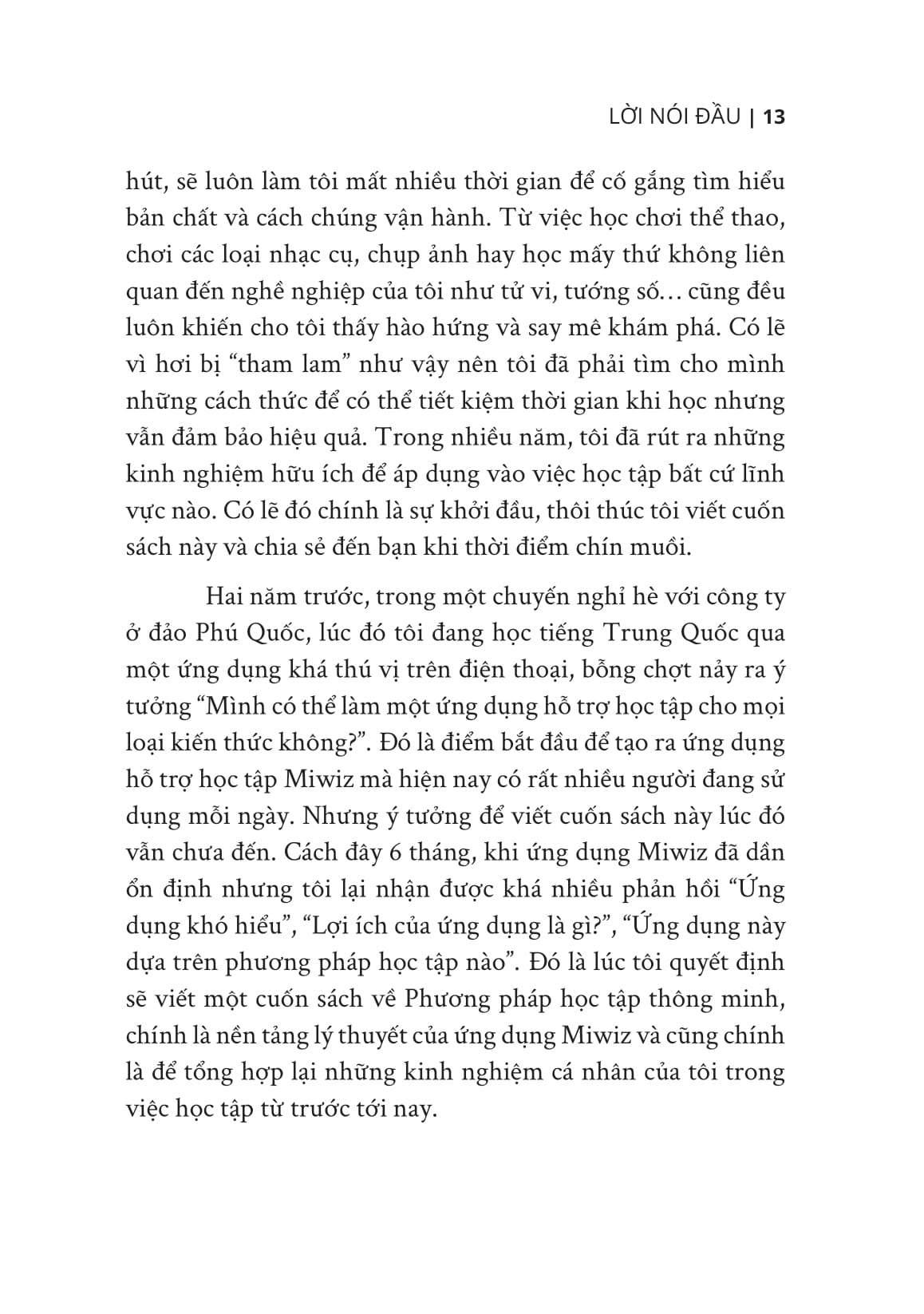 phương pháp học tập thông minh miwiz