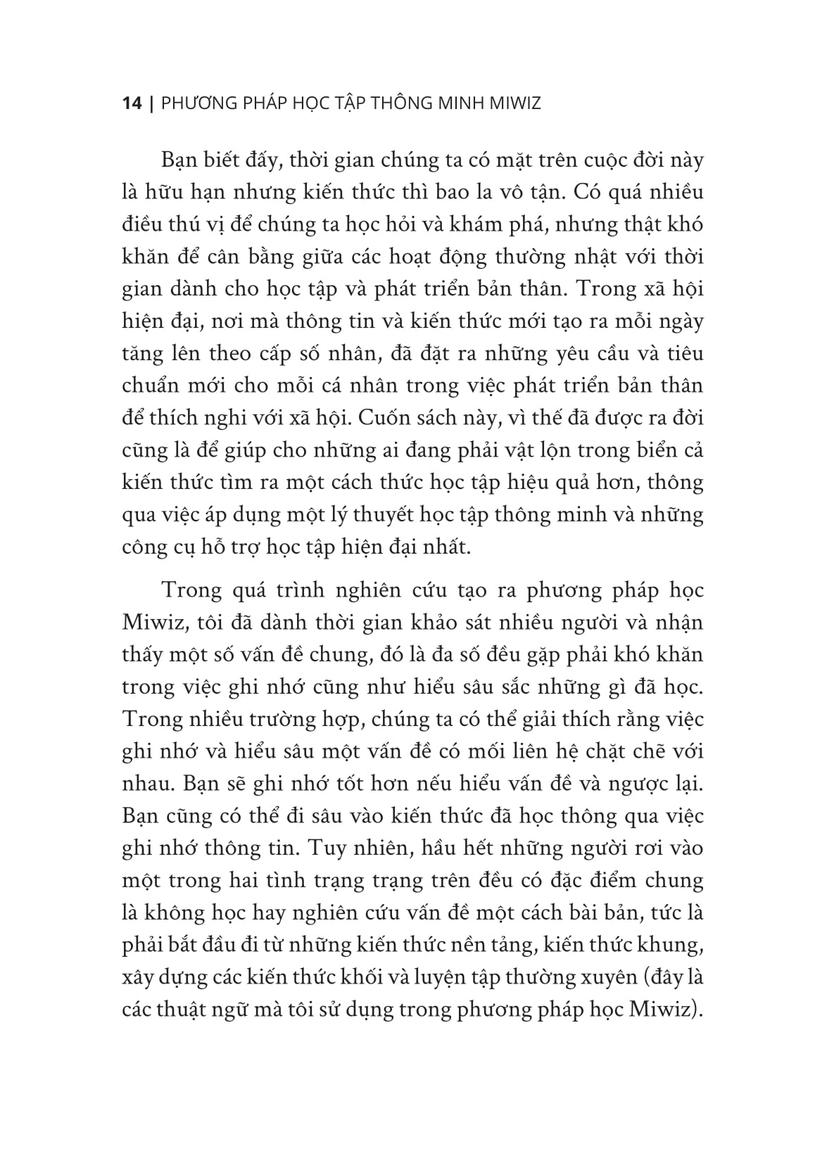 phương pháp học tập thông minh miwiz