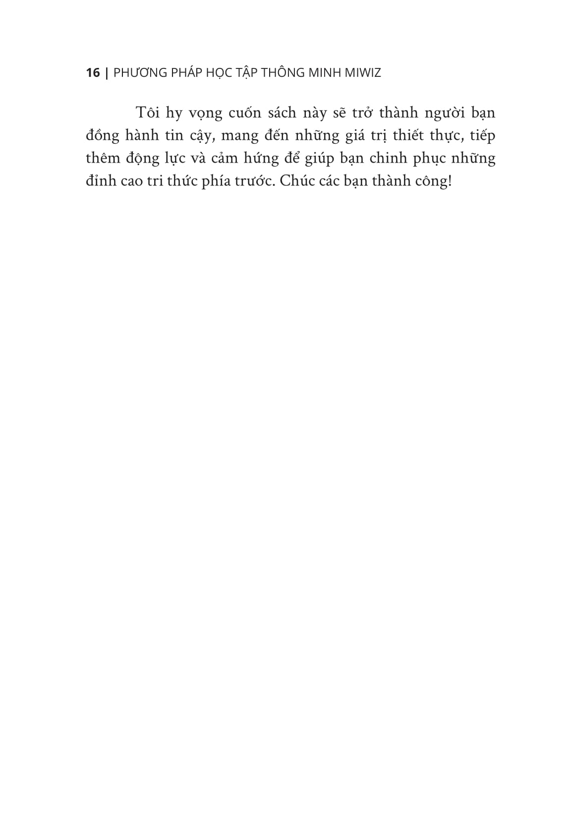 phương pháp học tập thông minh miwiz