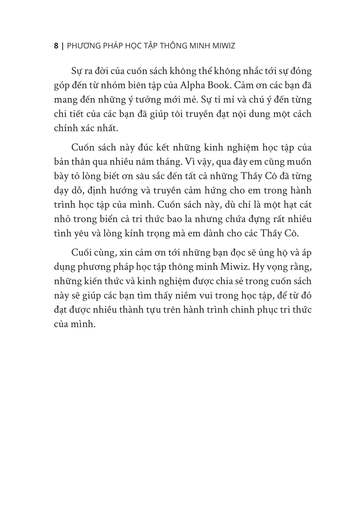 phương pháp học tập thông minh miwiz