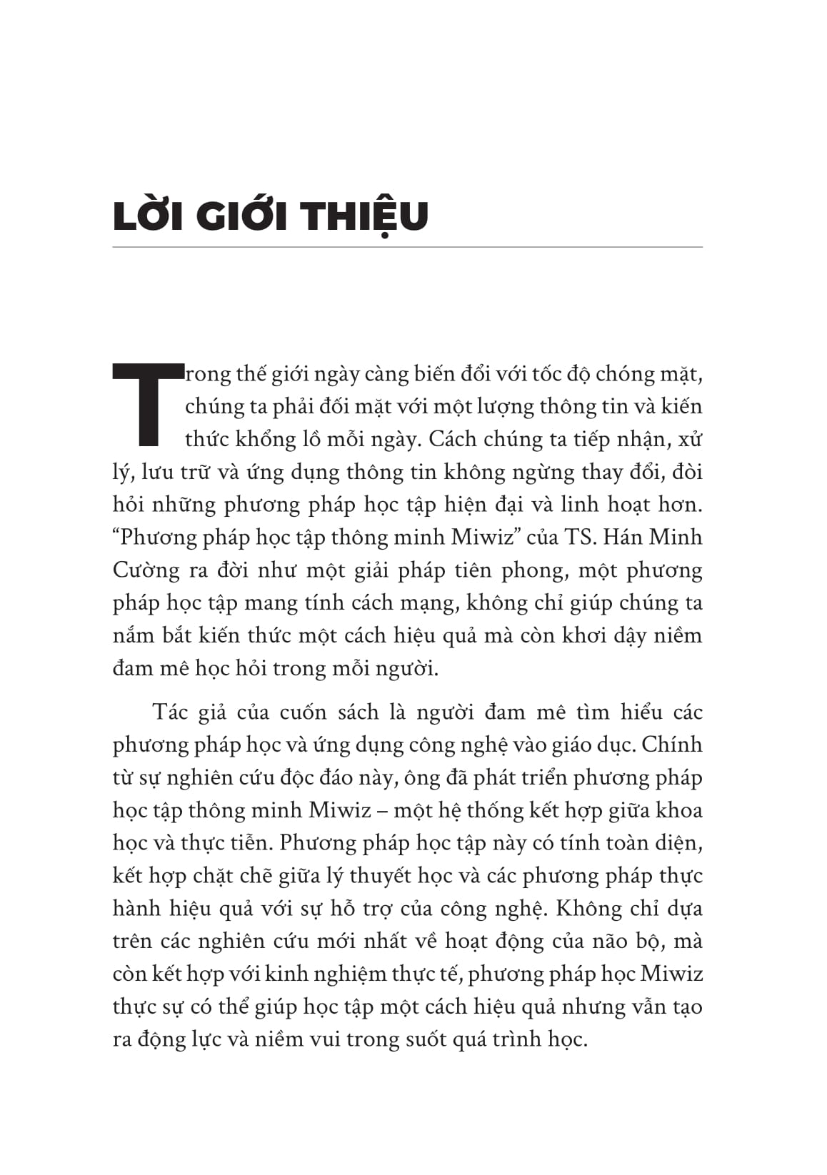 phương pháp học tập thông minh miwiz